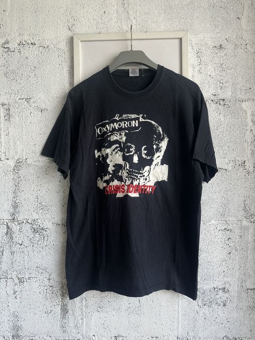 Vintage OXYMORON CRISIS IDENTITY punk’s rock band T-shirt | Grailed