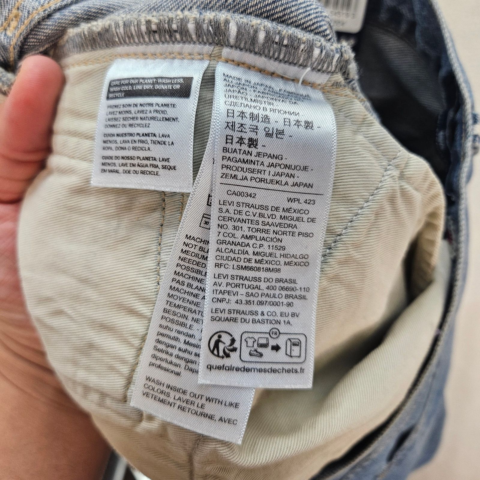 Levi's LEVIS WOMEN'S 34X32 JAPANESE MADE SELVEDGE PLANK STRAIGHT Size 34" / US 12 / IT 48 - 10 Thumbnail