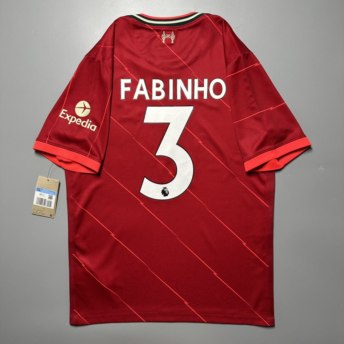 Nike LIVERPOOL NIKE 2021/2022 FOOTBALL HOME JERSEY #3 FABINHO Size US M / EU 48-50 / 2 - 1 Thumbnail