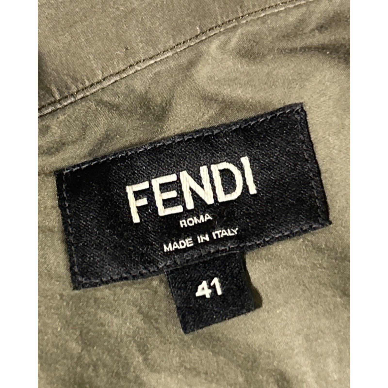 Fendi Fendi Embroidery Button Up Dress Shirt Womens Large 41 Italy Size L / US 10 / IT 46 - 6 Thumbnail
