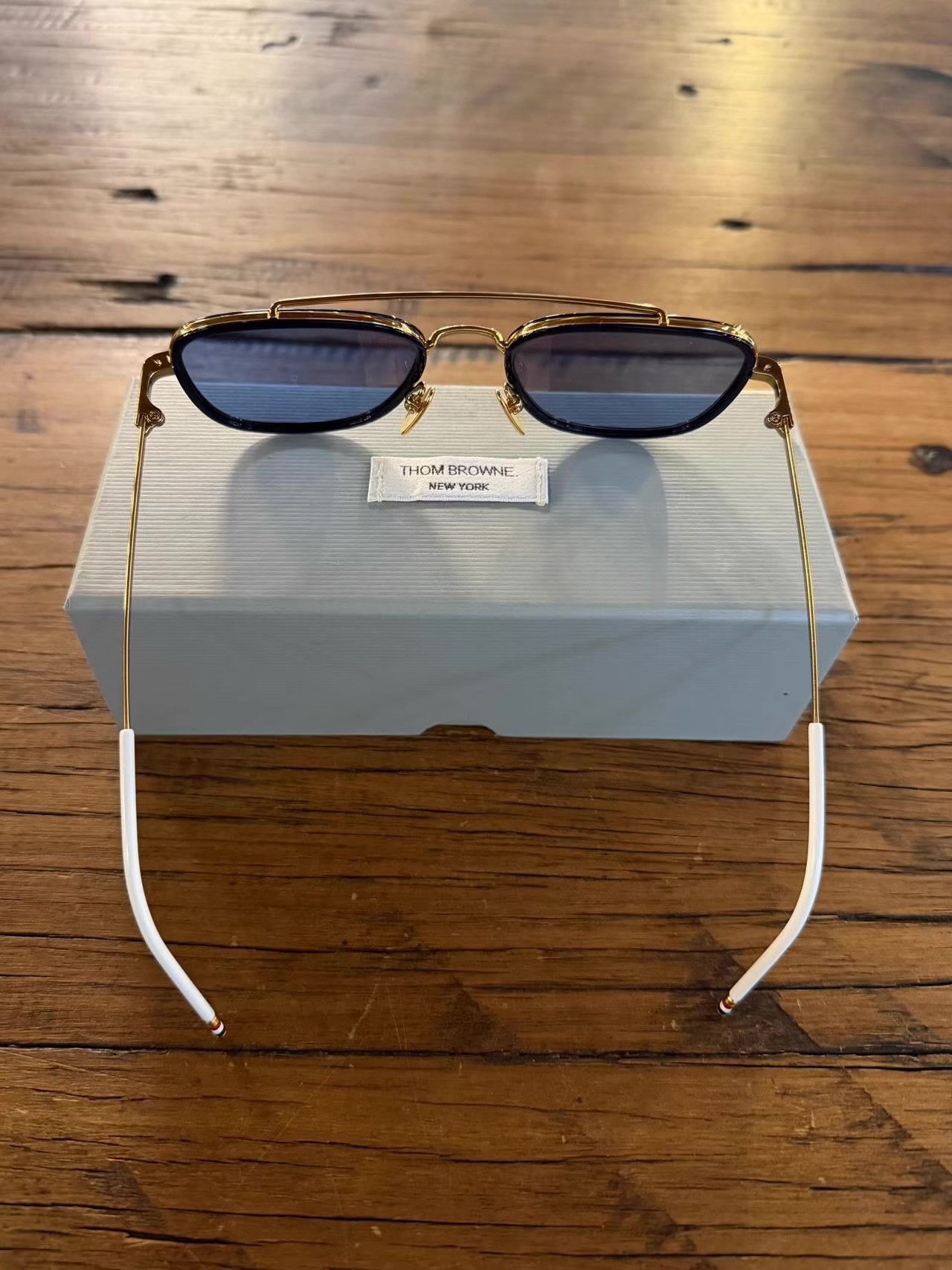 Thom Browne Thom Browne 18K Blue Mirror Sunglasses。Ｑ25 Size ONE SIZE - 4 Thumbnail