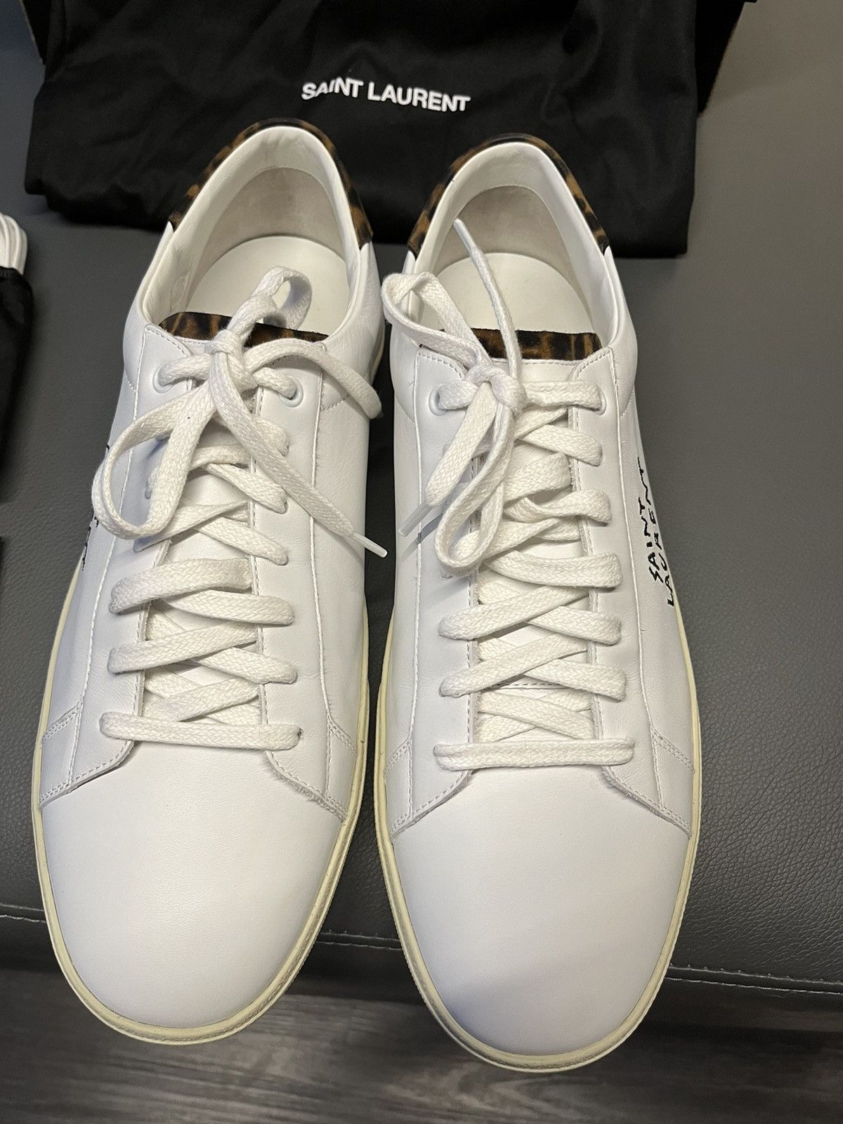 Saint Laurent Paris Super Runway Brand New Saint Laurent Logo Moon Plus Sneaker Size US 11.5 / EU 44-45 - 11 Thumbnail