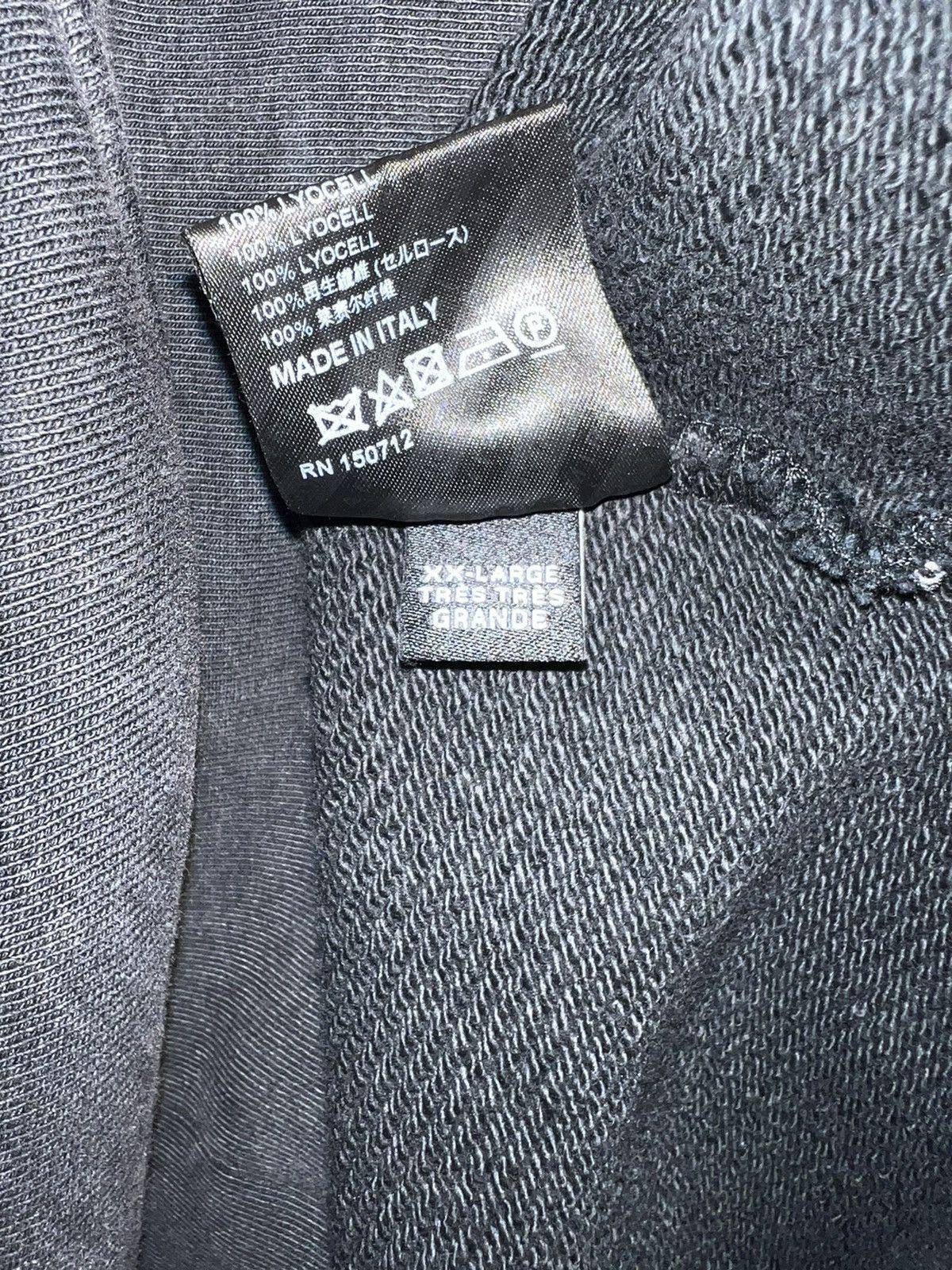 Amiri $1050 Amiri Filigree Hoodie Washed Black Size US XXL / EU 58 / 5 - 7 Thumbnail