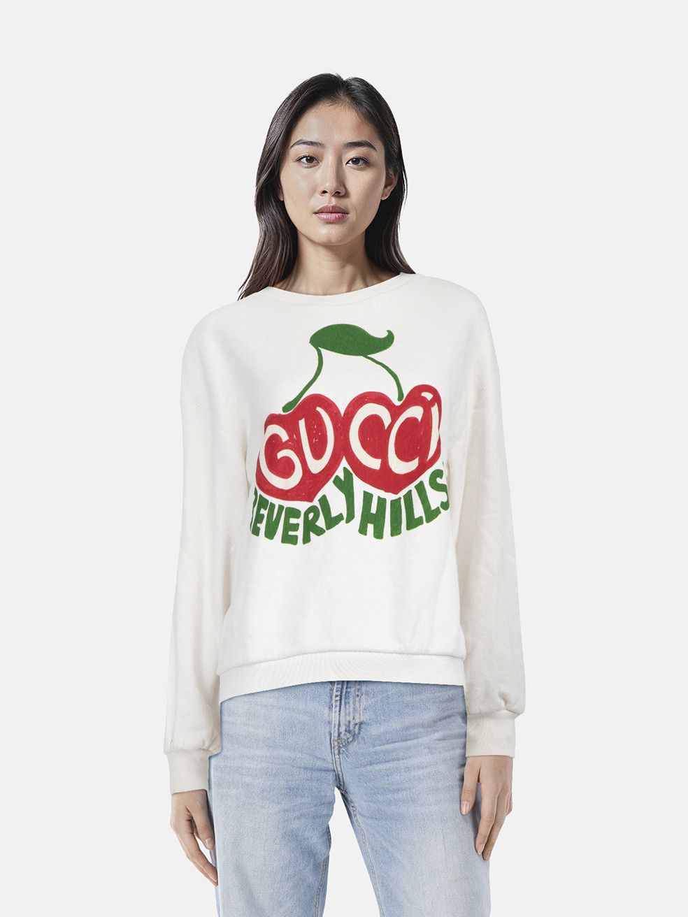 Gucci Cherry Beverly Hills! Print Sweatshirt Size XXS / US 00 / IT 34 - 1 Thumbnail