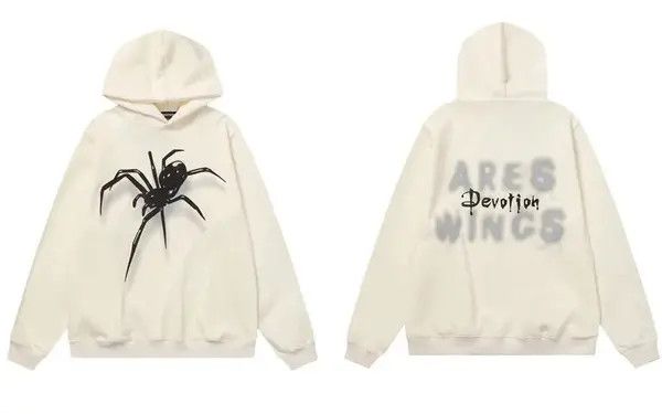 VIBE Y2K hoodie sweatshirt hip-hop Gothic Harajuku style pullover Size US L / EU 52-54 / 3 - 3 Thumbnail
