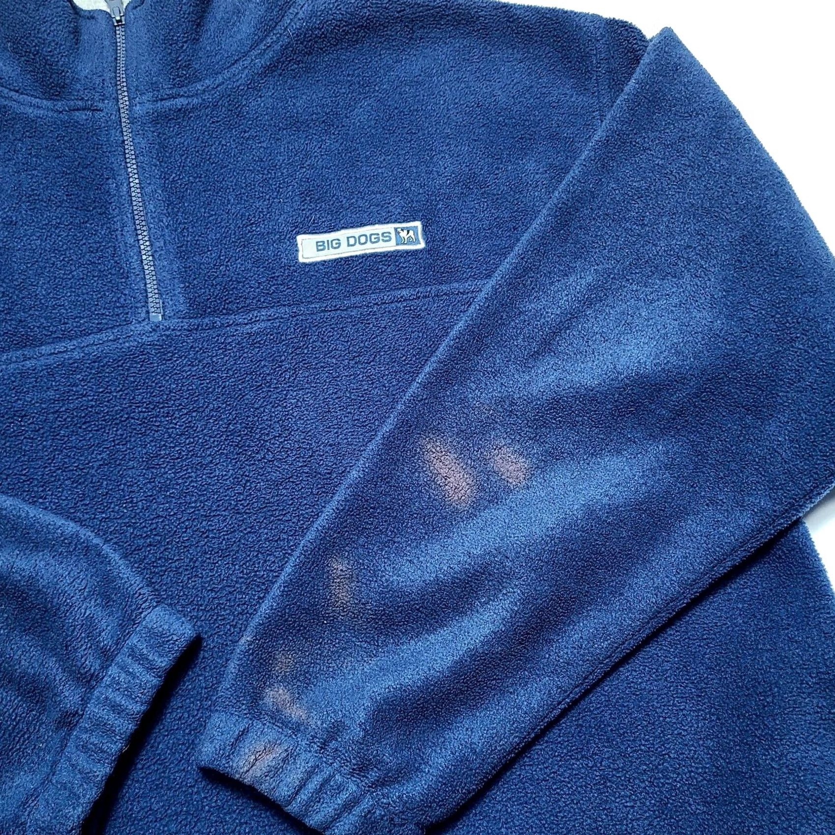 Big Dogs VINTAGE Big Dogs Polar Dogs High Tech Fleece Sweatshirt Pullover 1/2 Zip Mens Size Large Blue 90s 1/2 Zip Sweatshirt Mens Large Size US L / EU 52-54 / 3 - 3 Thumbnail