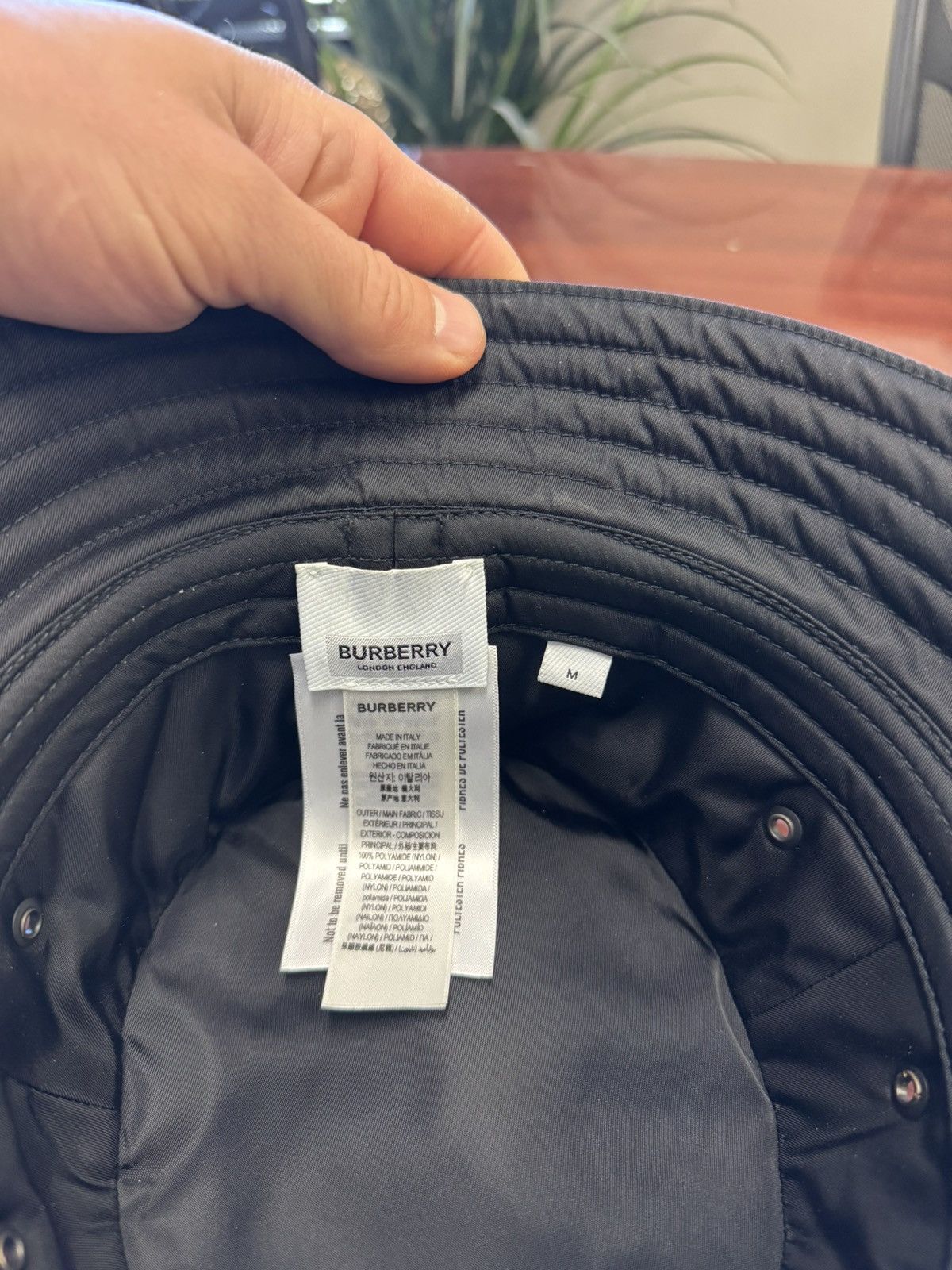Burberry Burberry horseferry print nylon bucket hat - SIZE MEDIUM Size ONE SIZE - 5 Thumbnail