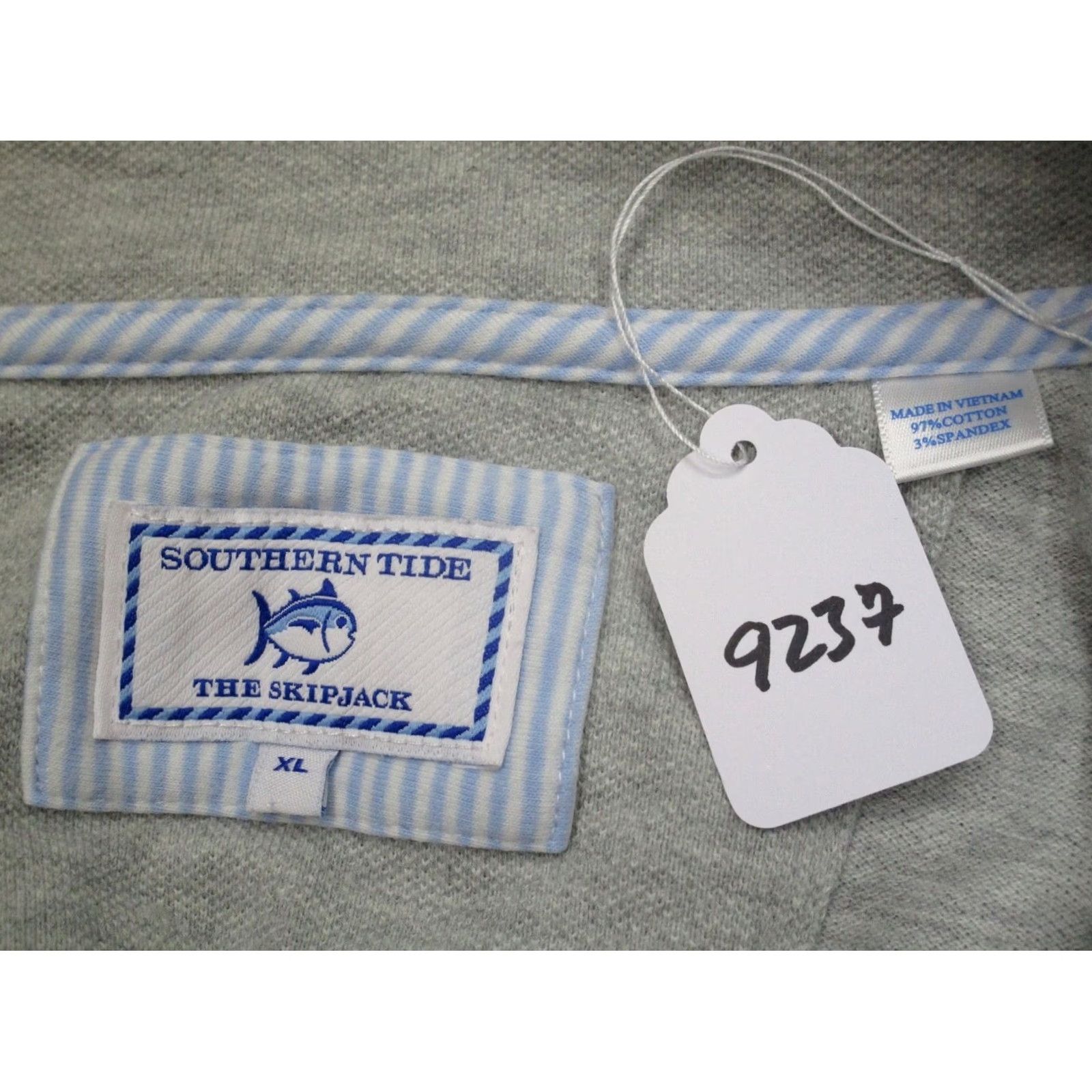 Southern Tide Southern Tide Pullover Men XL Gray 1/4 Zip Casual Preppy Sweatshirt Sweater Shirt Size US XL / EU 56 / 4 - 7 Thumbnail
