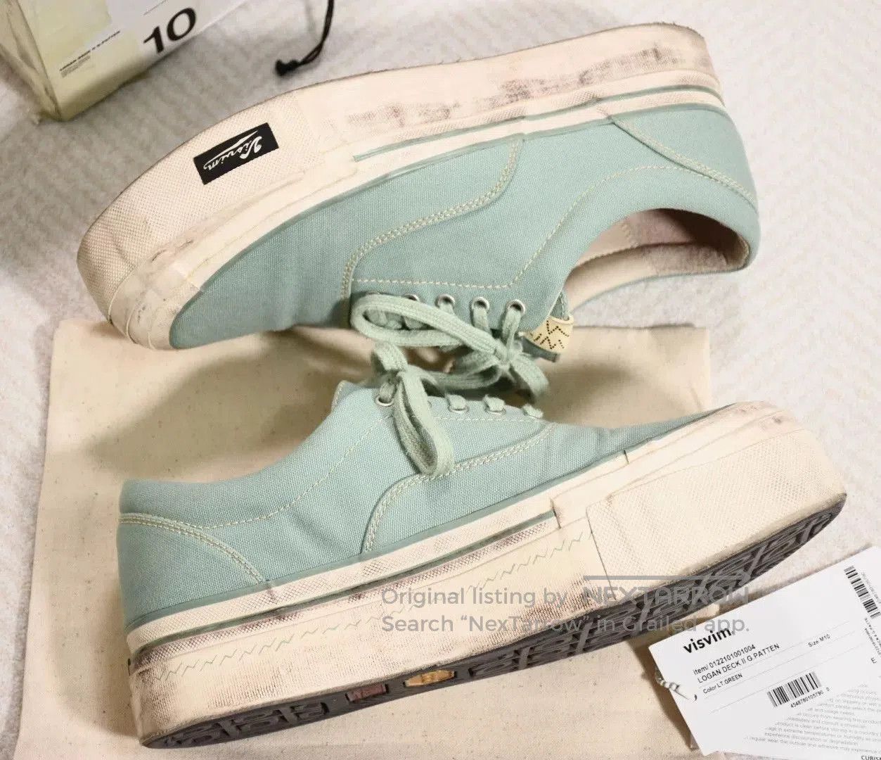 Visvim Visvim 22ss Deck Logan II Canvas Sneakers. Size US 10 / EU 43 - 6 Thumbnail