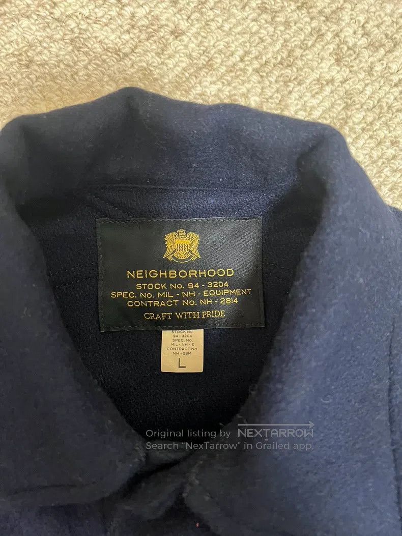 Neighborhood Neighborhood Wool Shirt, Dark Blue Size US L / EU 52-54 / 3 - 3 Thumbnail