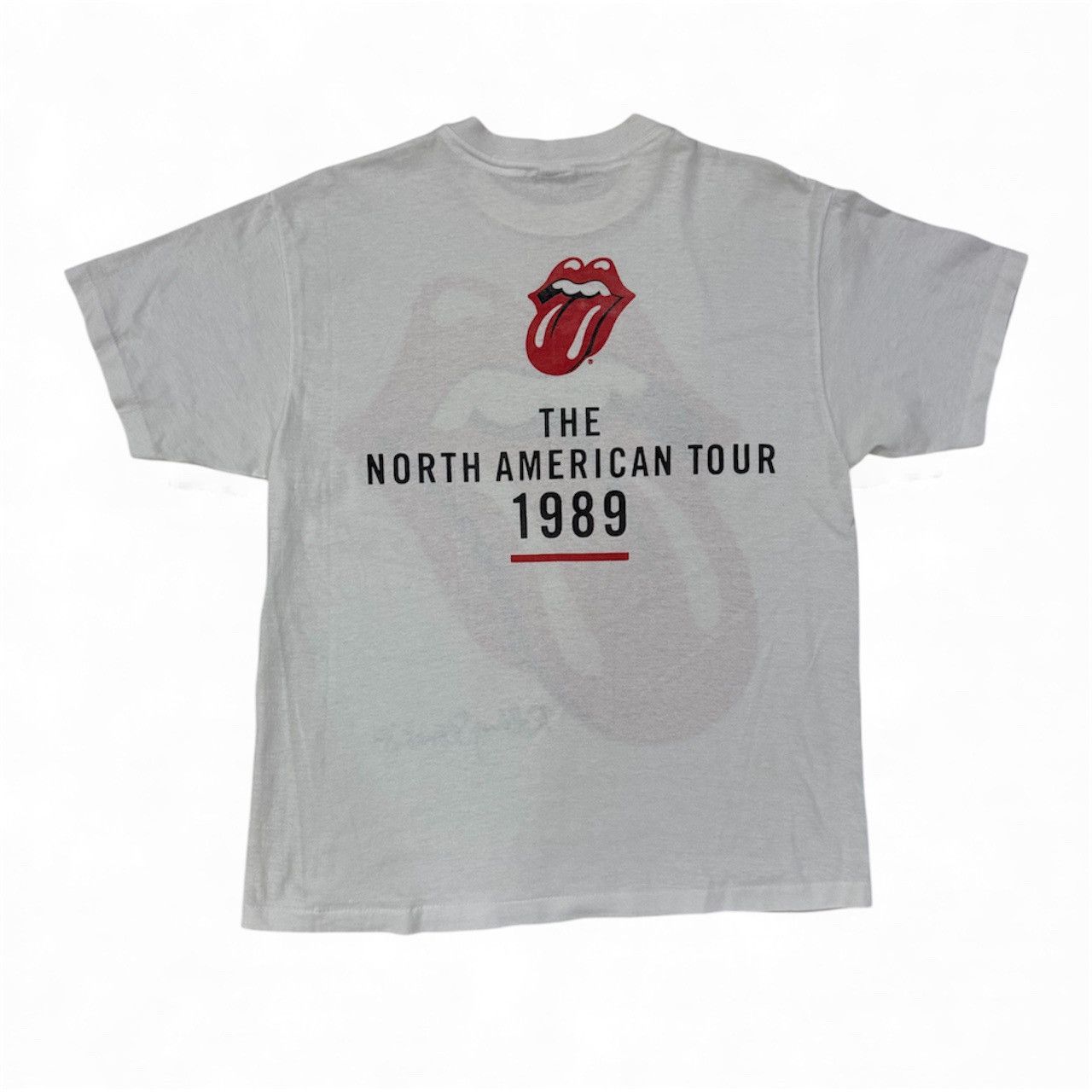 Band Tees Vintage Rolling Stones The North American Tour 1989 Bandtees Size US XL / EU 56 / 4 - 2 Thumbnail
