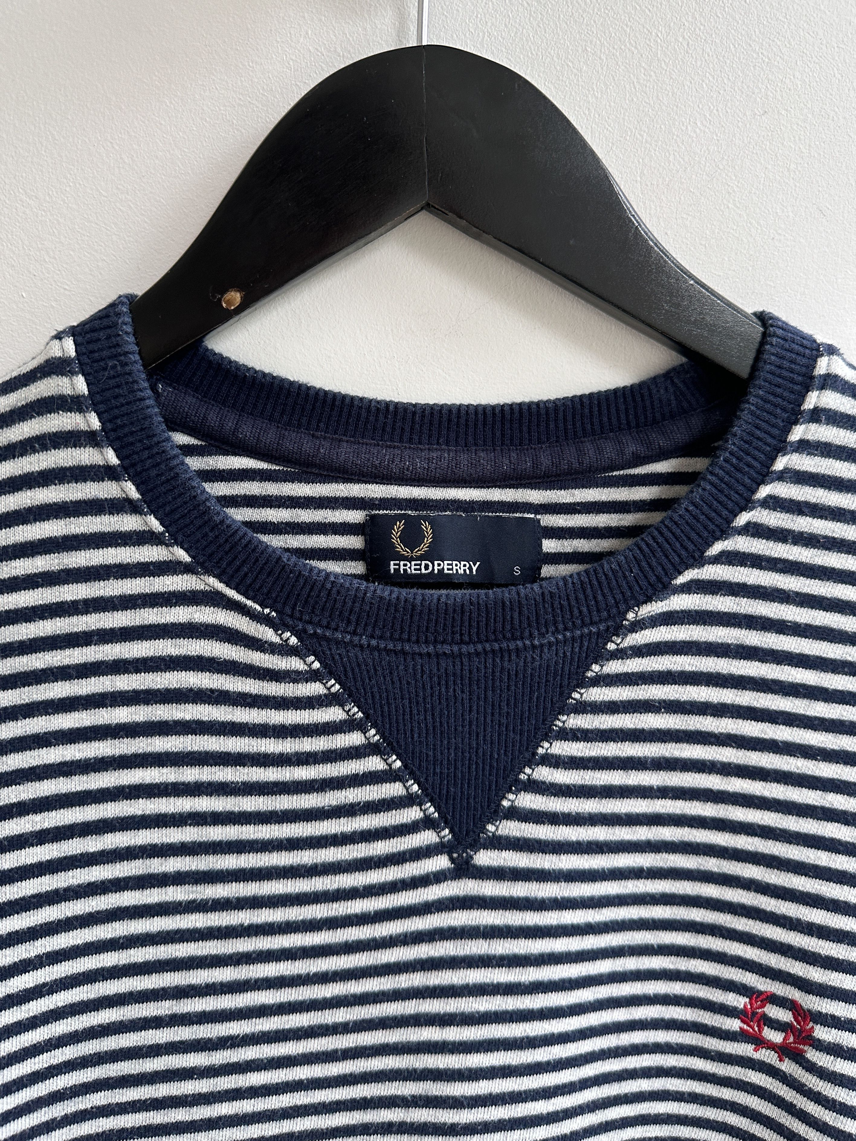 Fred Perry Fred Perry Striped Sweatshirt Pullover Size US S / EU 44-46 / 1 - 6 Thumbnail