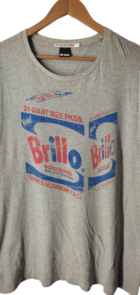 Andy Warhol ANDY WARHOL BRILLO SPRZNY MOMA POP ART TEE Size US XL / EU 56 / 4 - 6 Thumbnail