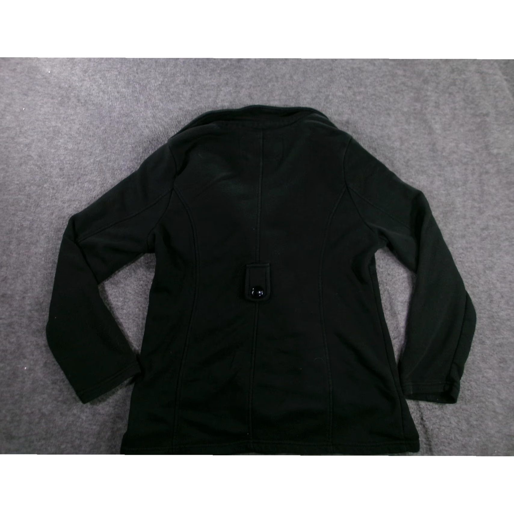 Vintage Sebby Jacket Womens XL Black Double Breasted Notched Collar Classic Business Size XL / US 12-14 / IT 48-50 - 7 Thumbnail