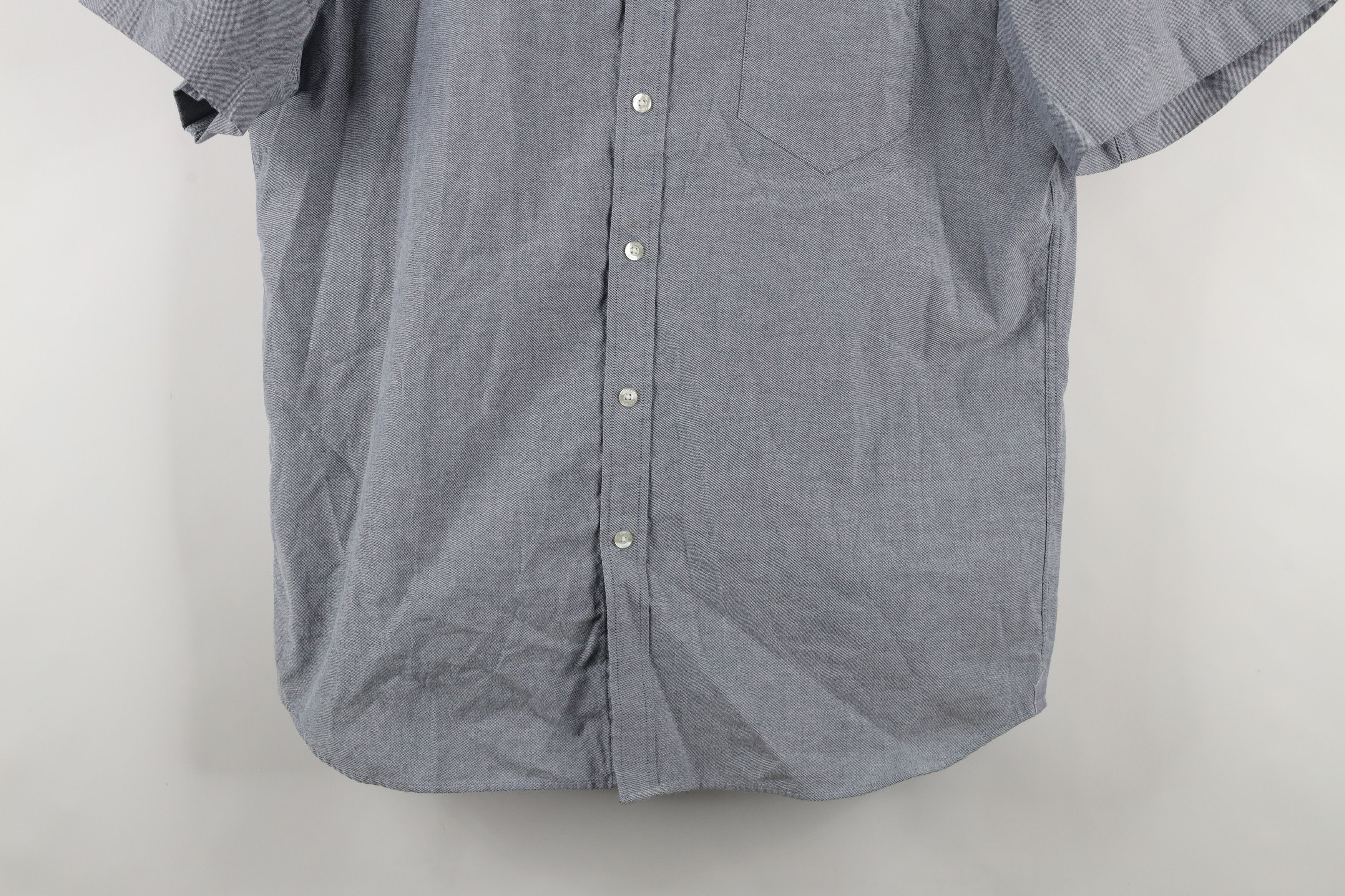 Lacoste × Vintage Lacoste Croc Logo Short Sleeve Collared Oxford Button Shirt Size US L / EU 52-54 / 3 - 3 Thumbnail