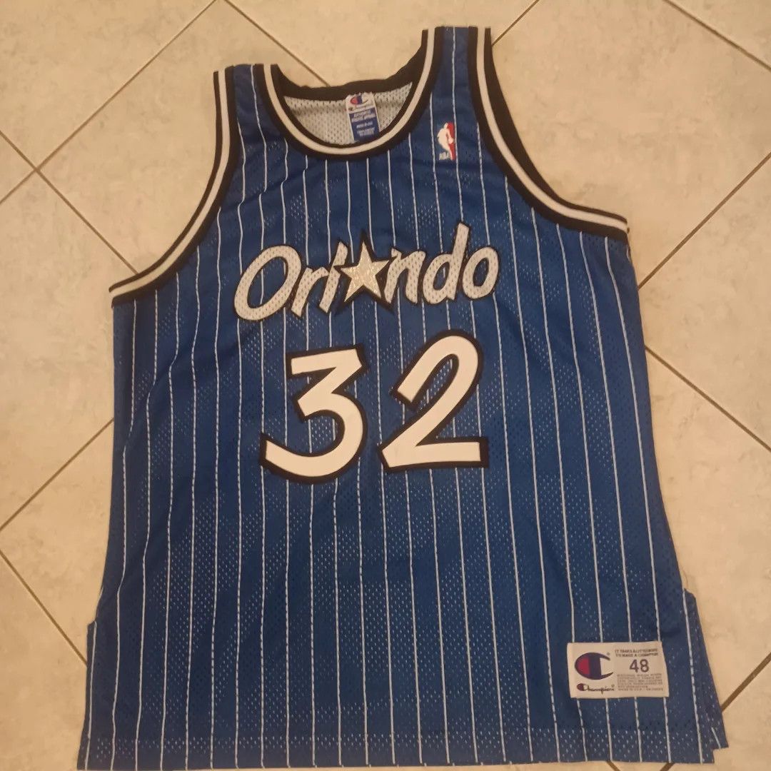 Shaquille o'neal authentic champion magic jersey sz.48