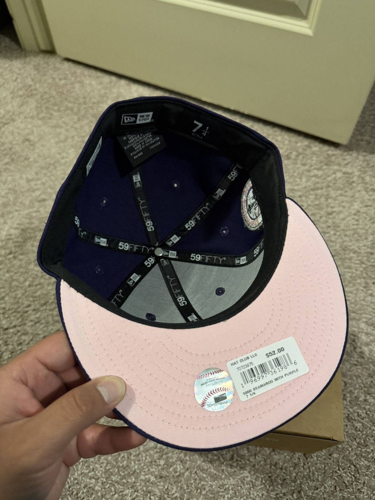 Hat Club 7 1/4 Hat Club Seattle Mariners 30th Anniversary Fitted Size ONE SIZE - 4 Thumbnail