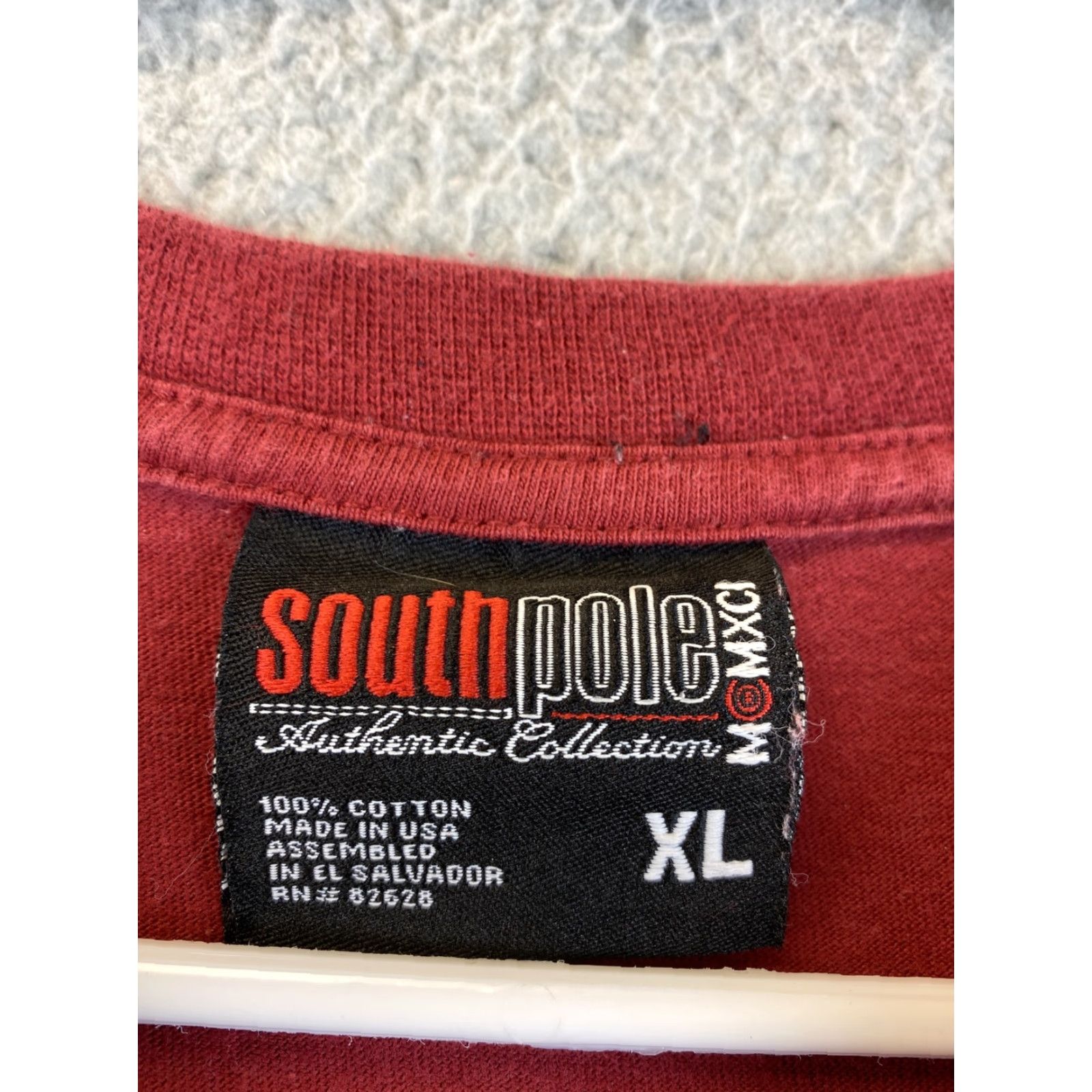 Southpole Vintage Southpole T-Shirt Men’s Size XL Maroon Green White Made In USA / 78-48 Size US XL / EU 56 / 4 - 3 Thumbnail