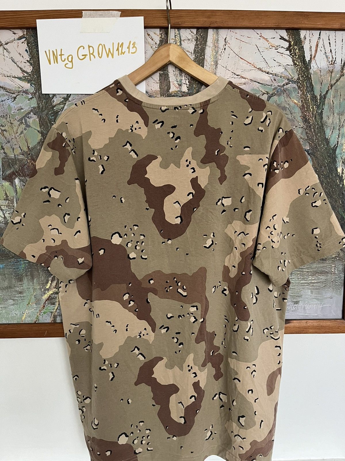 Japanese Brand × Supreme Supreme desert camo heavy cotton t-shirt Size US L / EU 52-54 / 3 - 10 Thumbnail