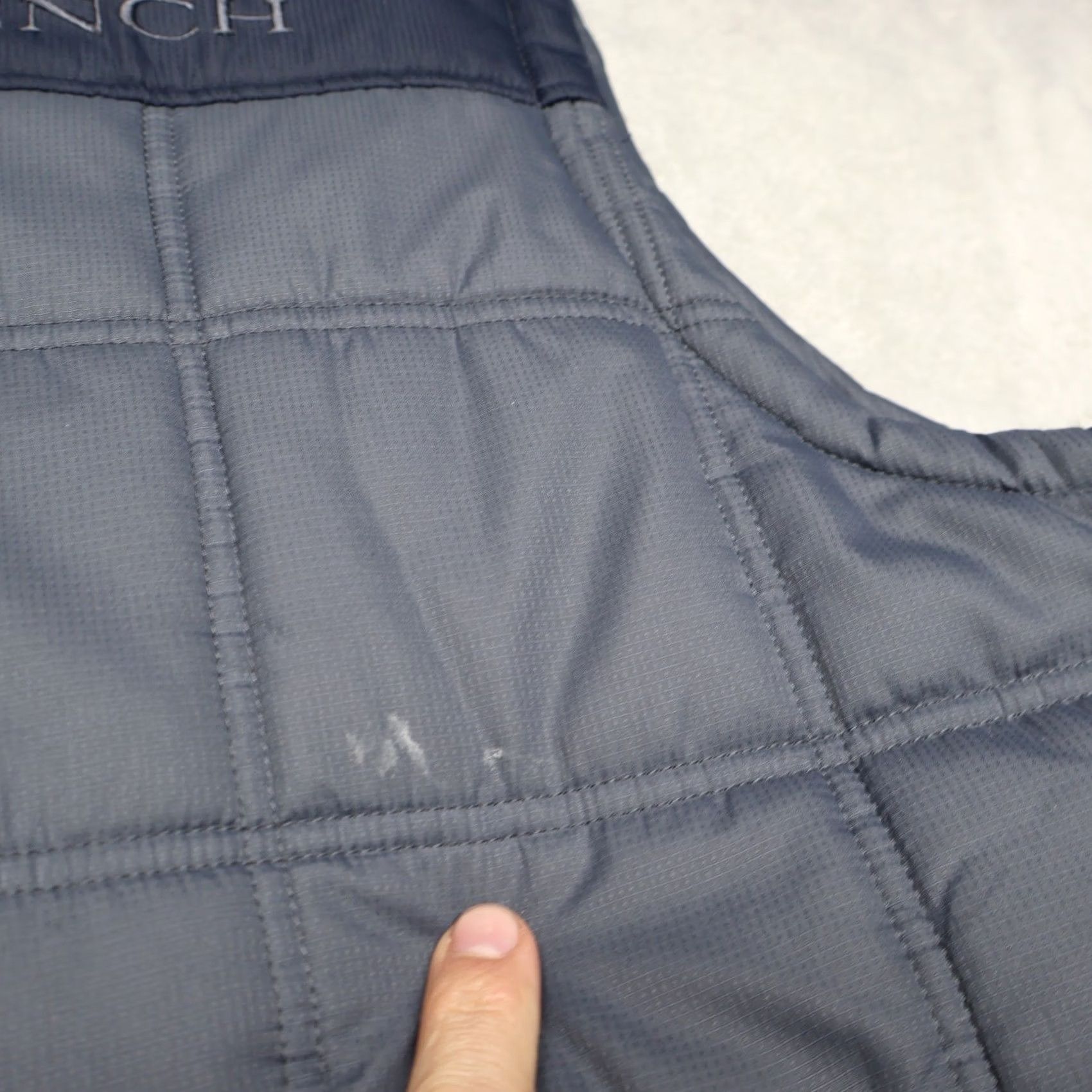 Vintage Cinch Vest Mens XL Blue Quilted Fleece Lined Insulated Puffer Winter Light Pack Size US XL / EU 56 / 4 - 4 Thumbnail