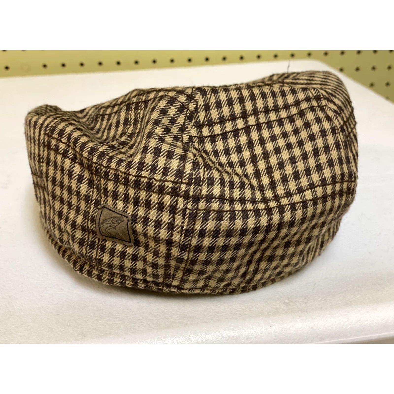 Goorin Bros. Goorin Bros Grenadier Mens M Brown Cabbie Cap Newsboy Plaid Fishing Sportin Cap Mens Brown Newsboy Cap Size ONE SIZE - 3 Thumbnail