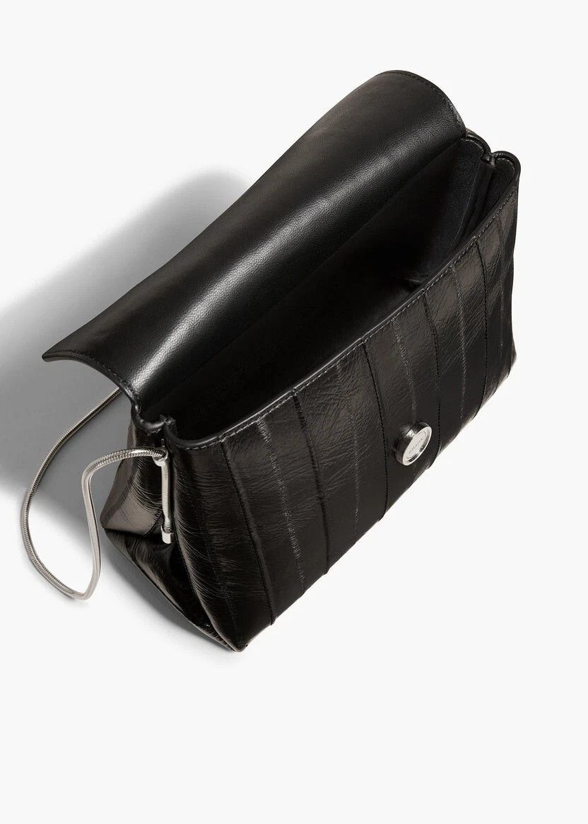 KHAITE KHAITE Bobbi Black Eel Leather Shoulder Bag New Authentic Size ONE SIZE - 4 Thumbnail