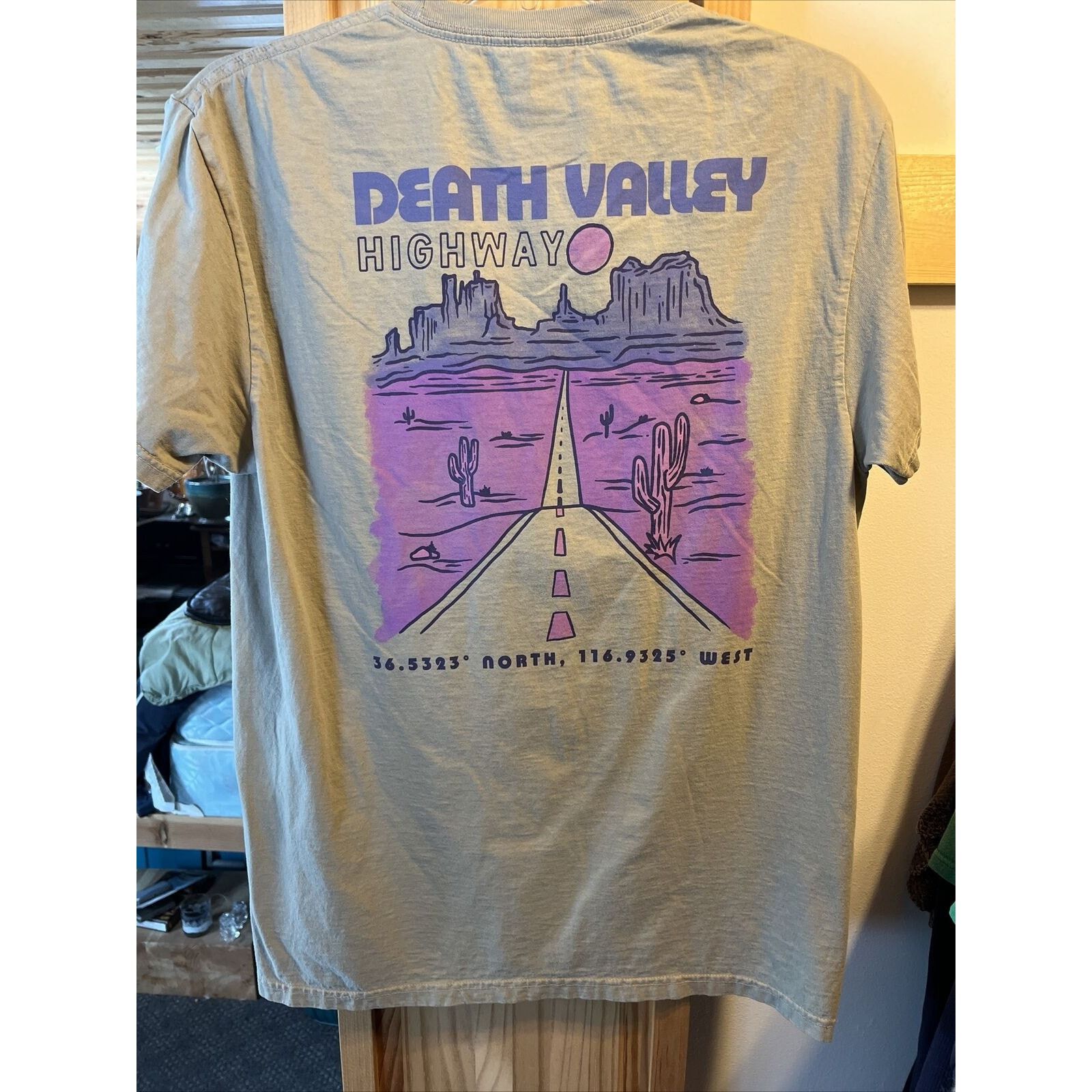 Other Artist Union Clothing Men’s M Gray Death Valley Cotton Shirt Size US M / EU 48-50 / 2 - 6 Thumbnail