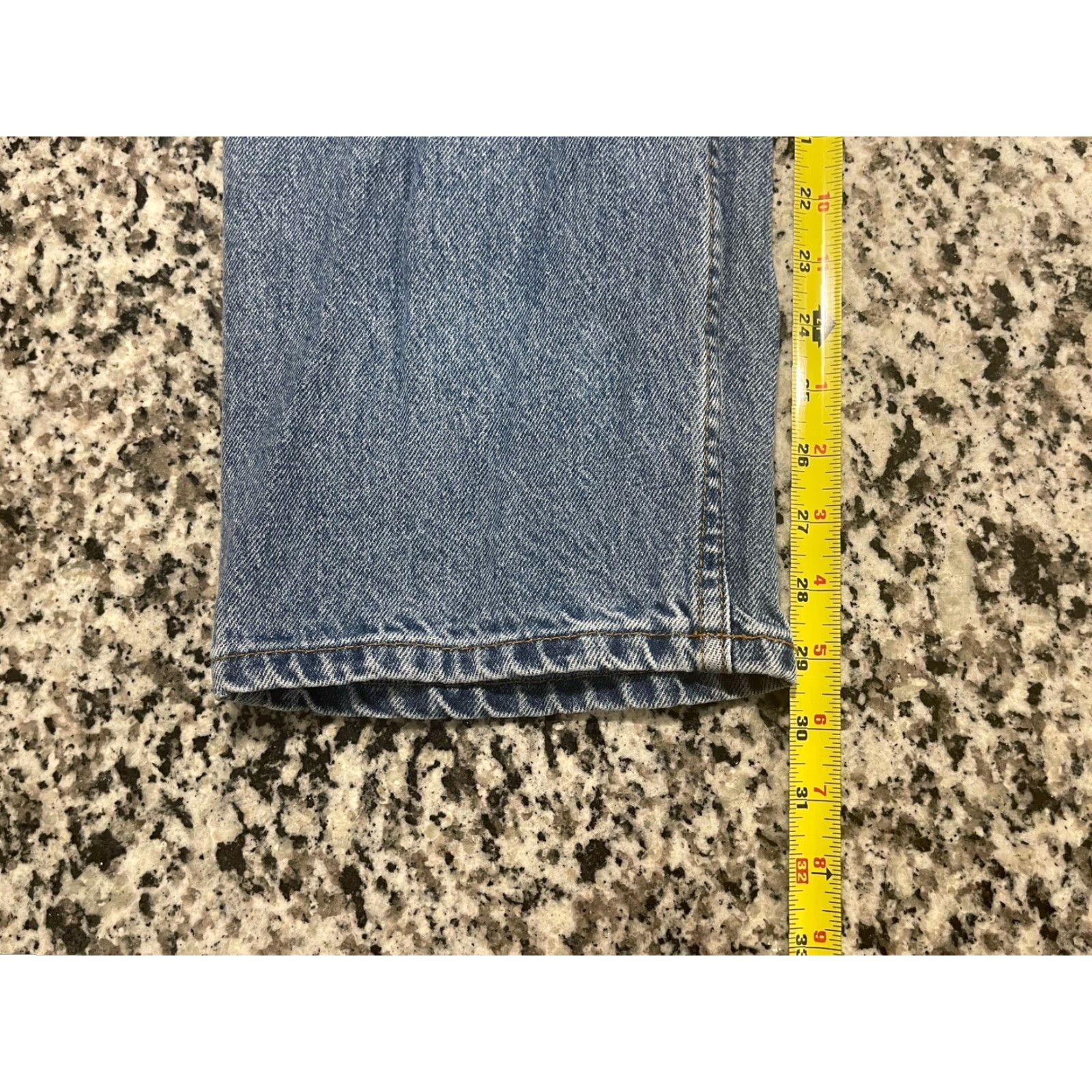 Levi's VINTAGE Levi’s Jeans Men 38x29.5 Orange Tab 505 Made In USA Reg Fit Straight Leg 90’s Size US 38 / EU 54 - 4 Thumbnail