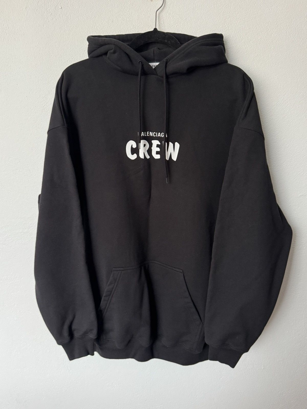 BALENCIAGA CREW クルーロゴ プルオーバー パーカー XS