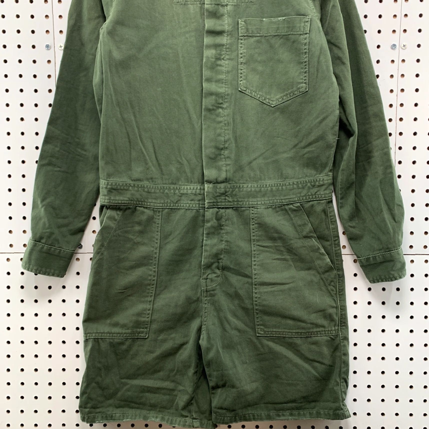Vintage Current Elliot Coveralls Shorts Womens Size 0 Military Army Green 18x35 Urban Army Style Womens 0 Size 25" / US 0 / IT 36 - 3 Thumbnail