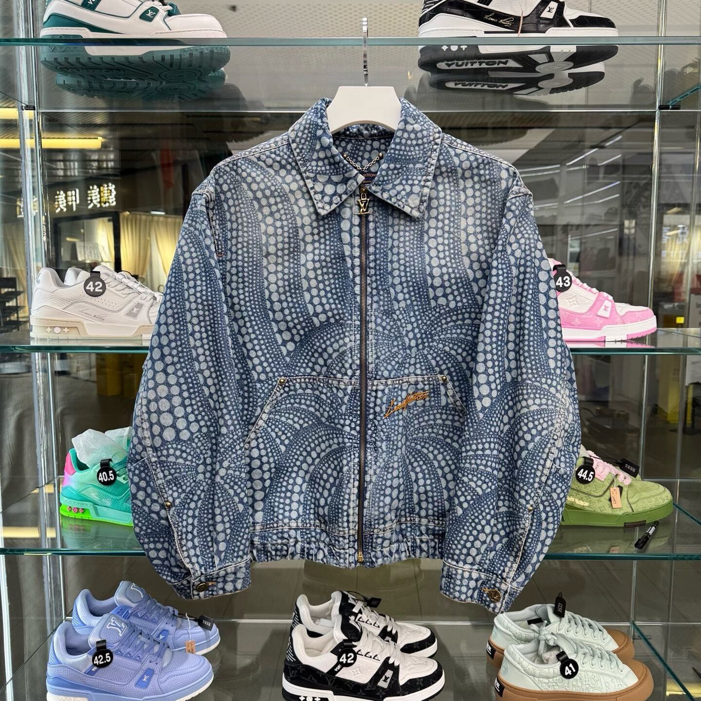 Louis Vuitton Louis Vuitton x Yayoi Kusama Pumpkin Denim Jacket Size US S / EU 44-46 / 1 - 1 Thumbnail