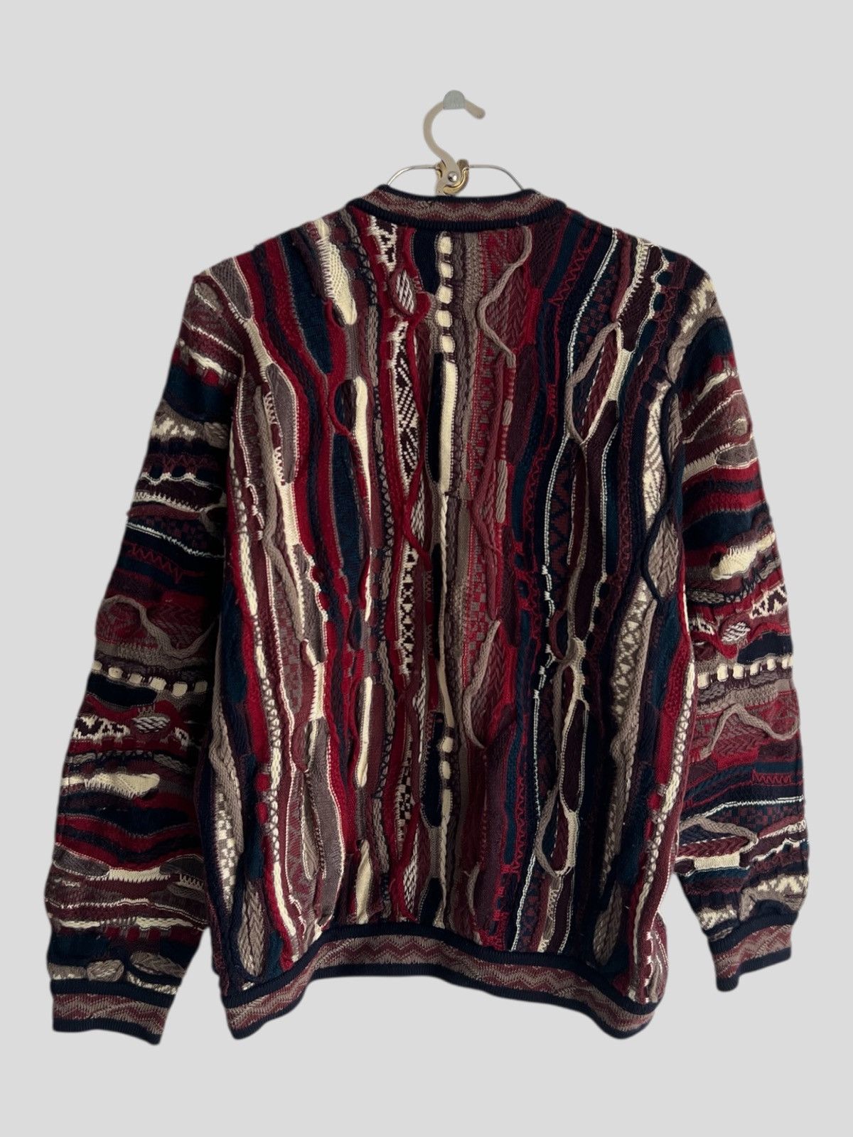 Coogi ARCHIVE 1990s Coogi 3D Cable Knit Cosby Oversized Sweater Size US M / EU 48-50 / 2 - 3 Thumbnail