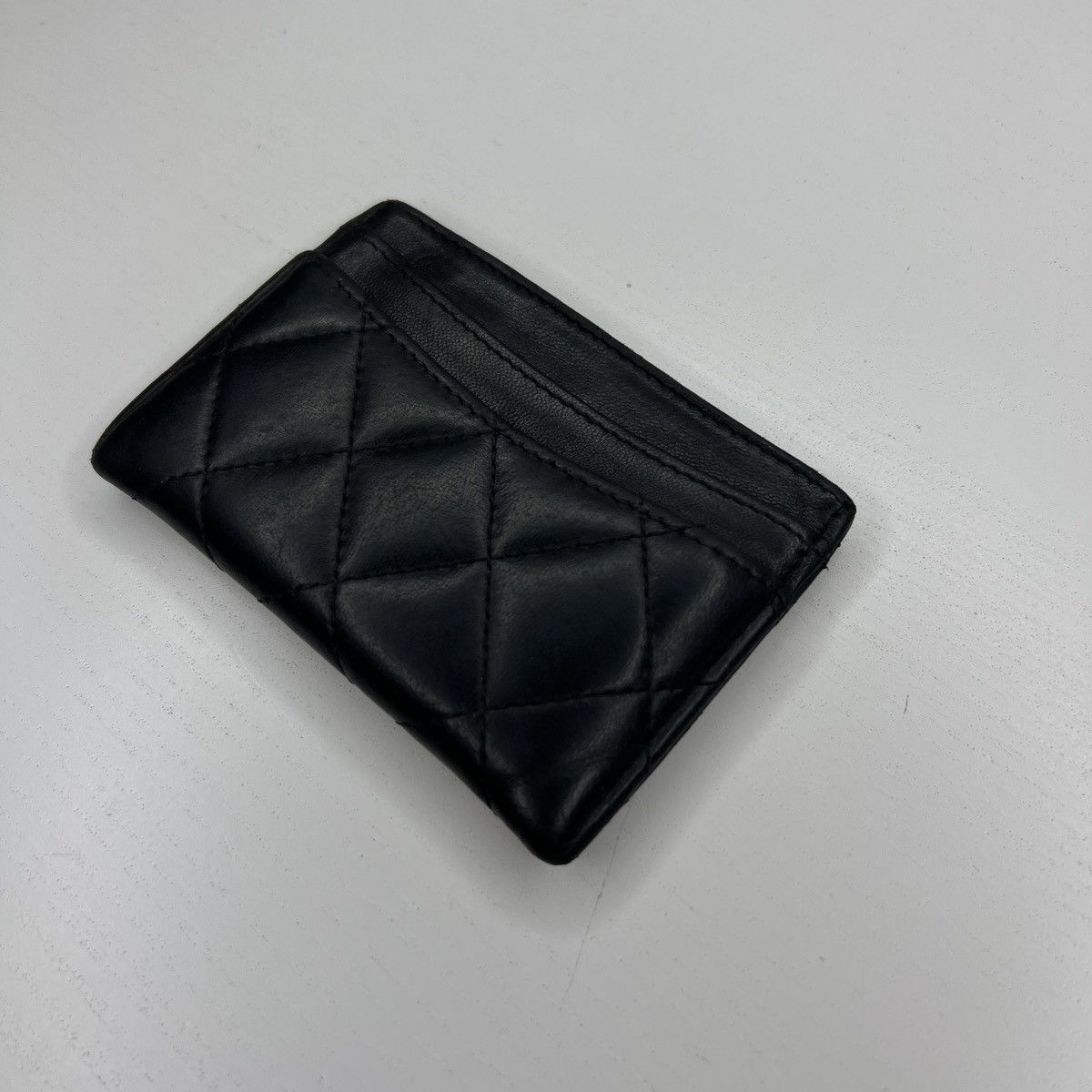 Chanel Chanel Chain Logo Quilted Leather Card Holder Wallet Size ONE SIZE - 6 Thumbnail