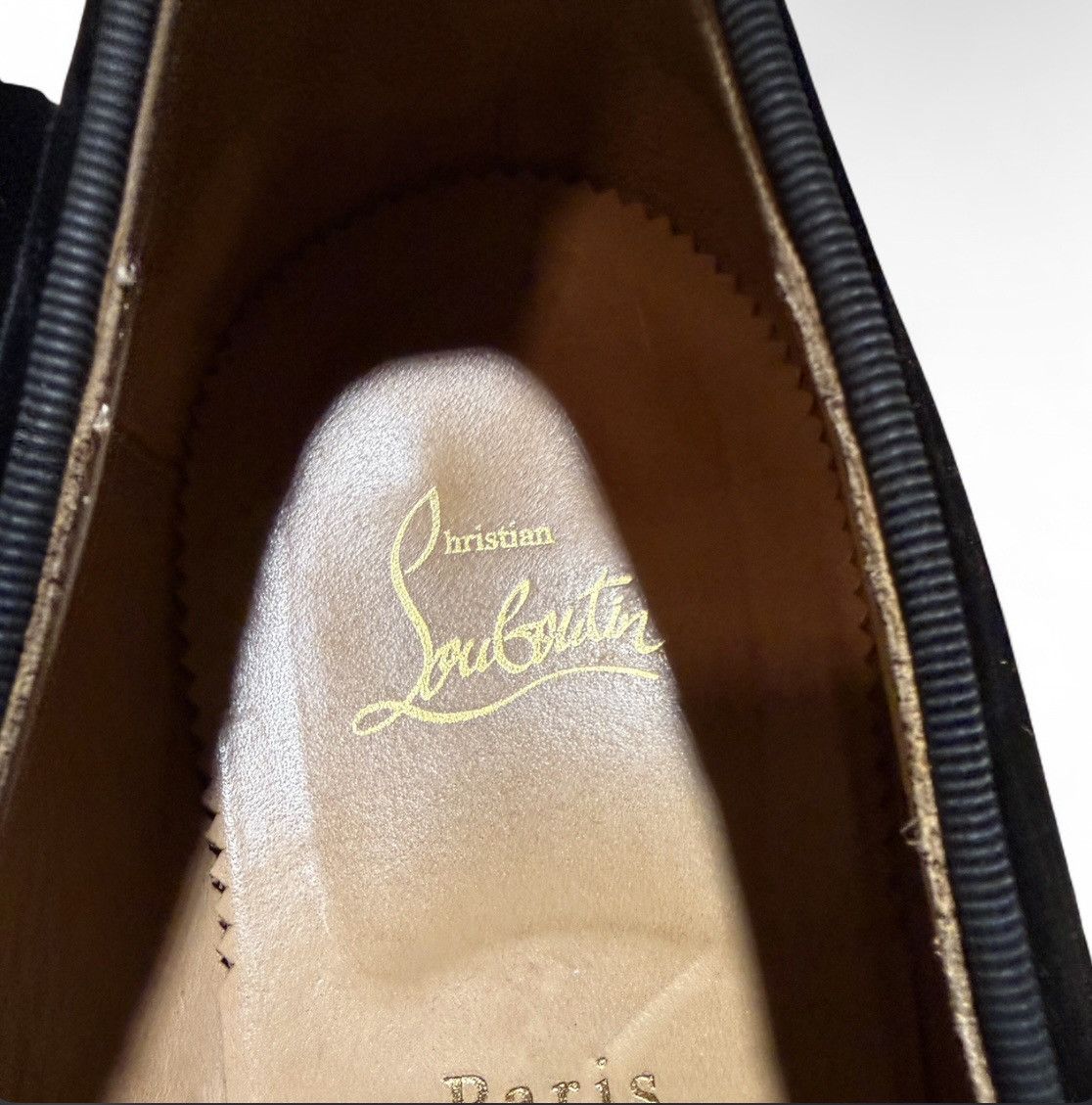 Christian Louboutin Christian Louboutin Men’s Spooky Flat Velvet Spiked Loafer Size US 10.5 / EU 43-44 - 9 Thumbnail