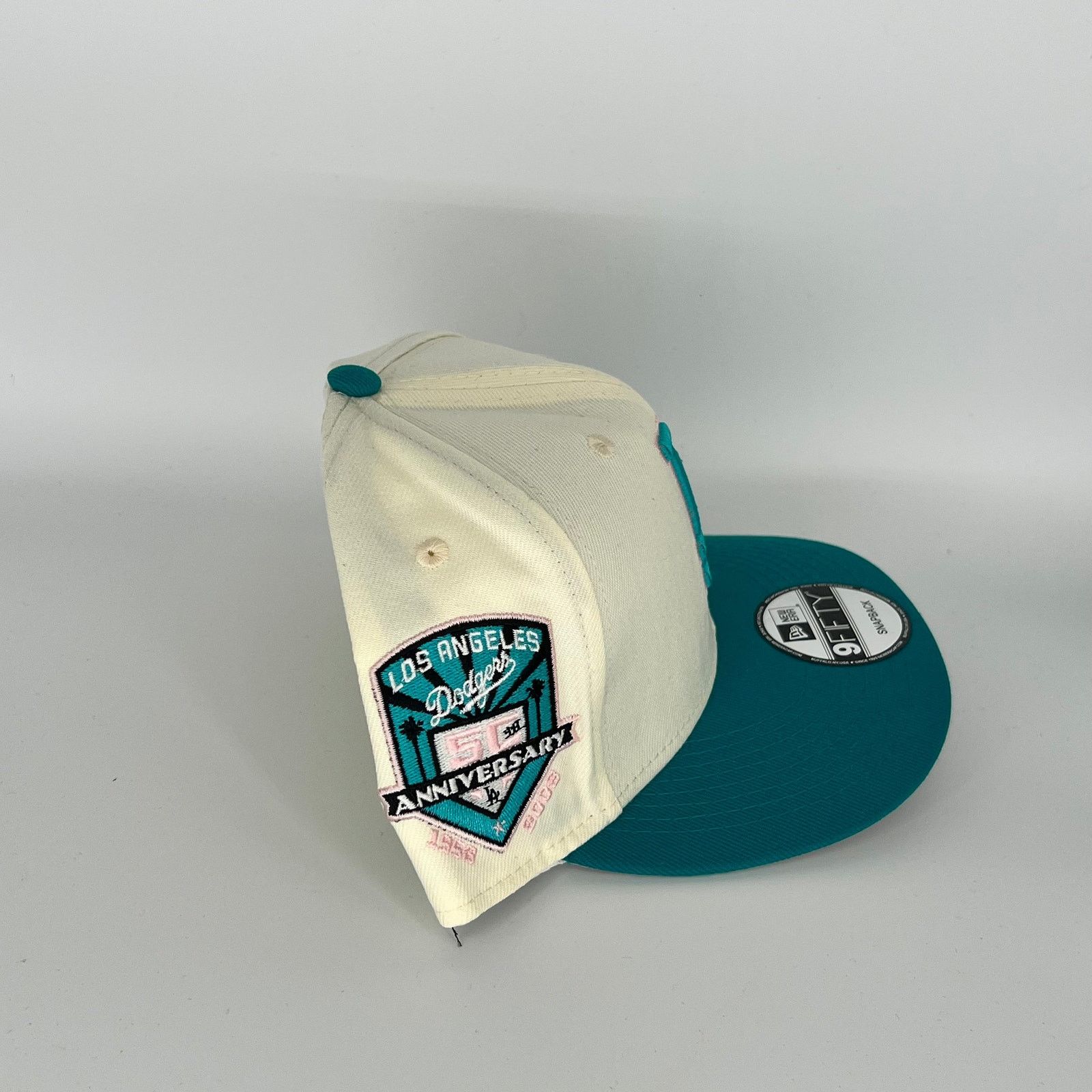 New Era White Blue Los Angeles Dodgers 50TH Anniversary New Era MLB Size ONE SIZE - 2 Thumbnail
