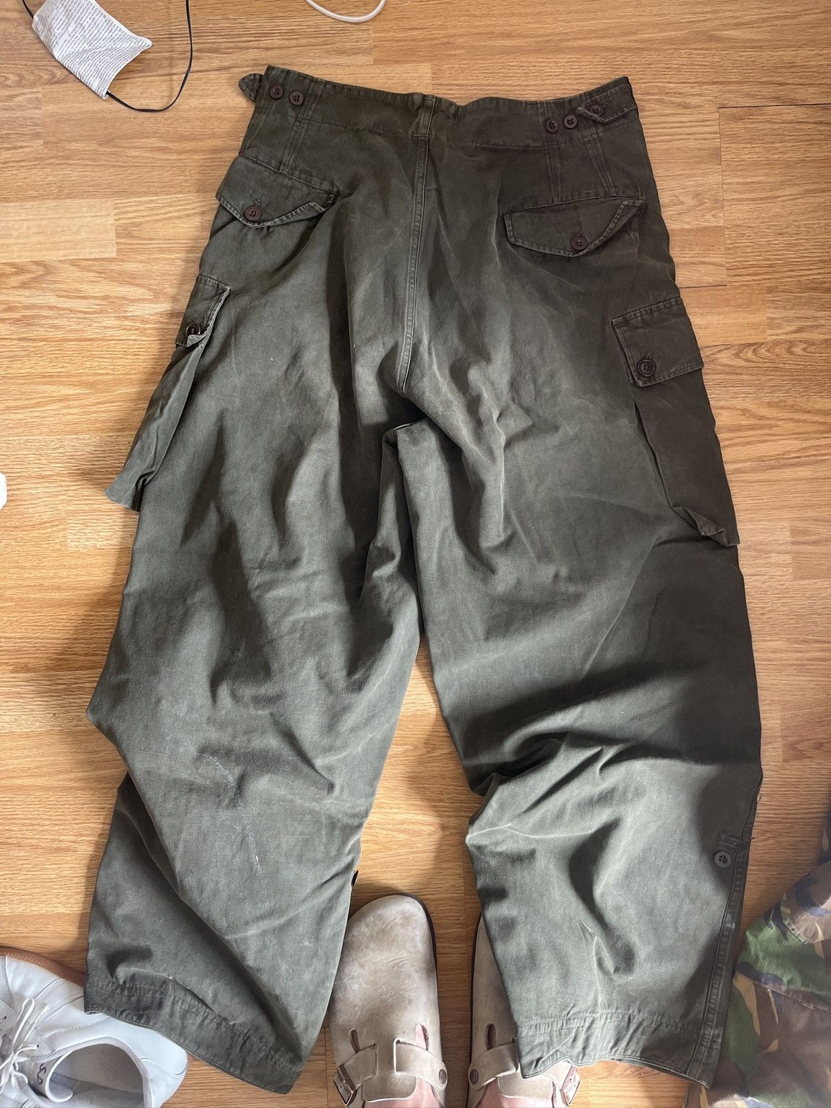 Vintage Dutch army cargo Size US 32 / EU 48 - 4 Thumbnail