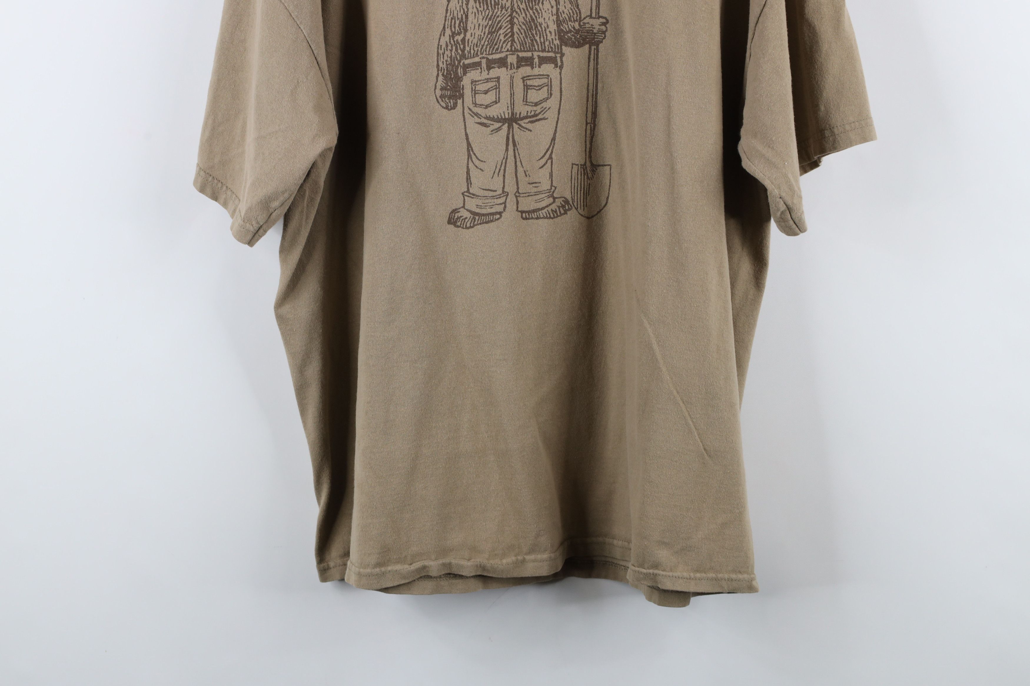 Vintage Vintage Y2K The Bear Short Sleeve T-Shirt Beige Cotton Size US XL / EU 56 / 4 - 13 Thumbnail
