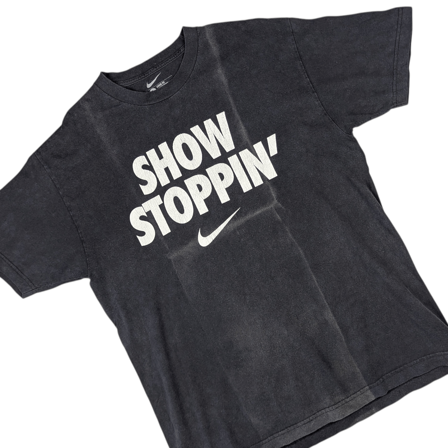 Nike Vtg 2000's NIKE Loose Fit Show Stoppin' Graphic Tee Shirt Size US L / EU 52-54 / 3 - 3 Thumbnail