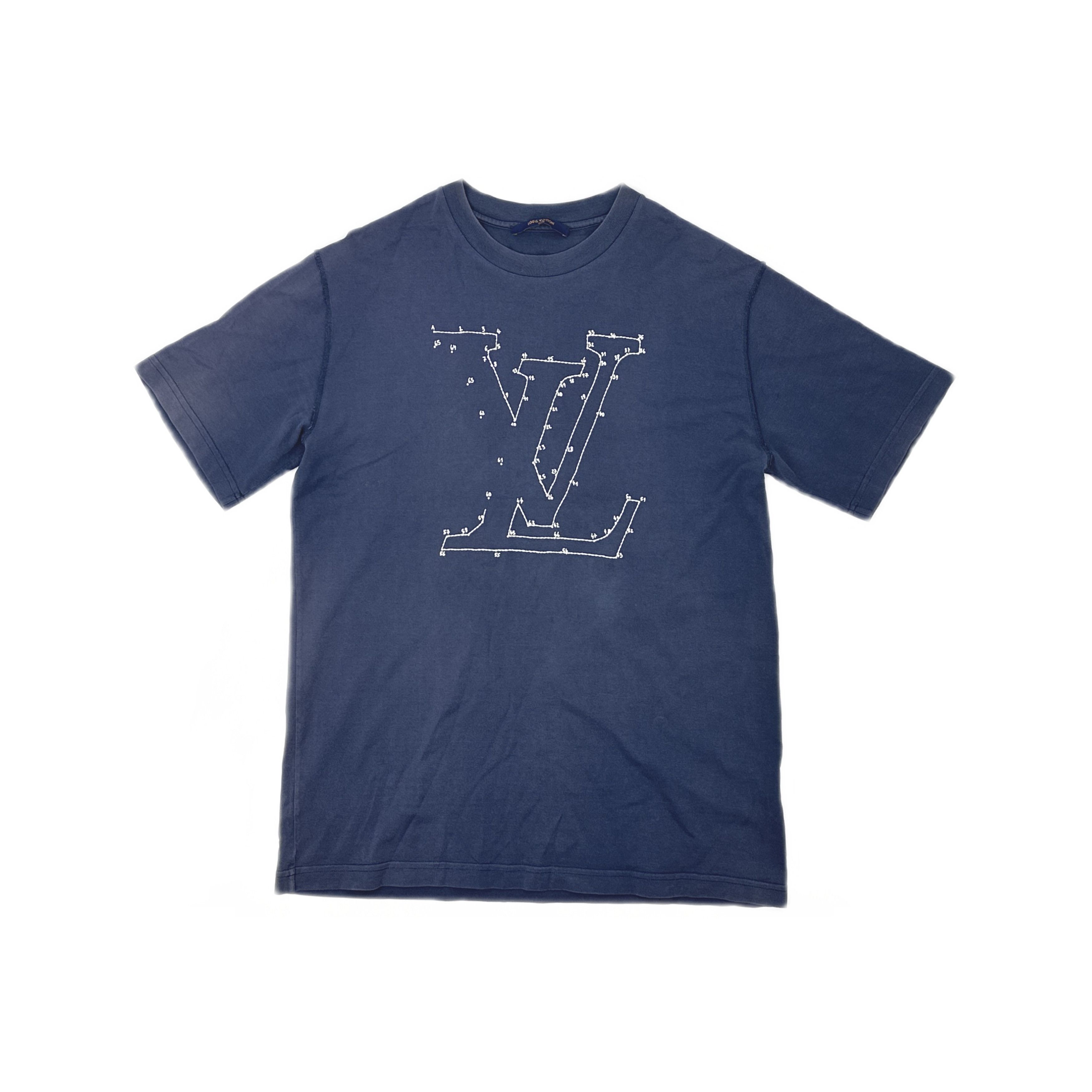 Louis Vuitton Louis Vuitton Dot Logo T-Shirt Size M Size US M / EU 48-50 / 2 - 1 Thumbnail