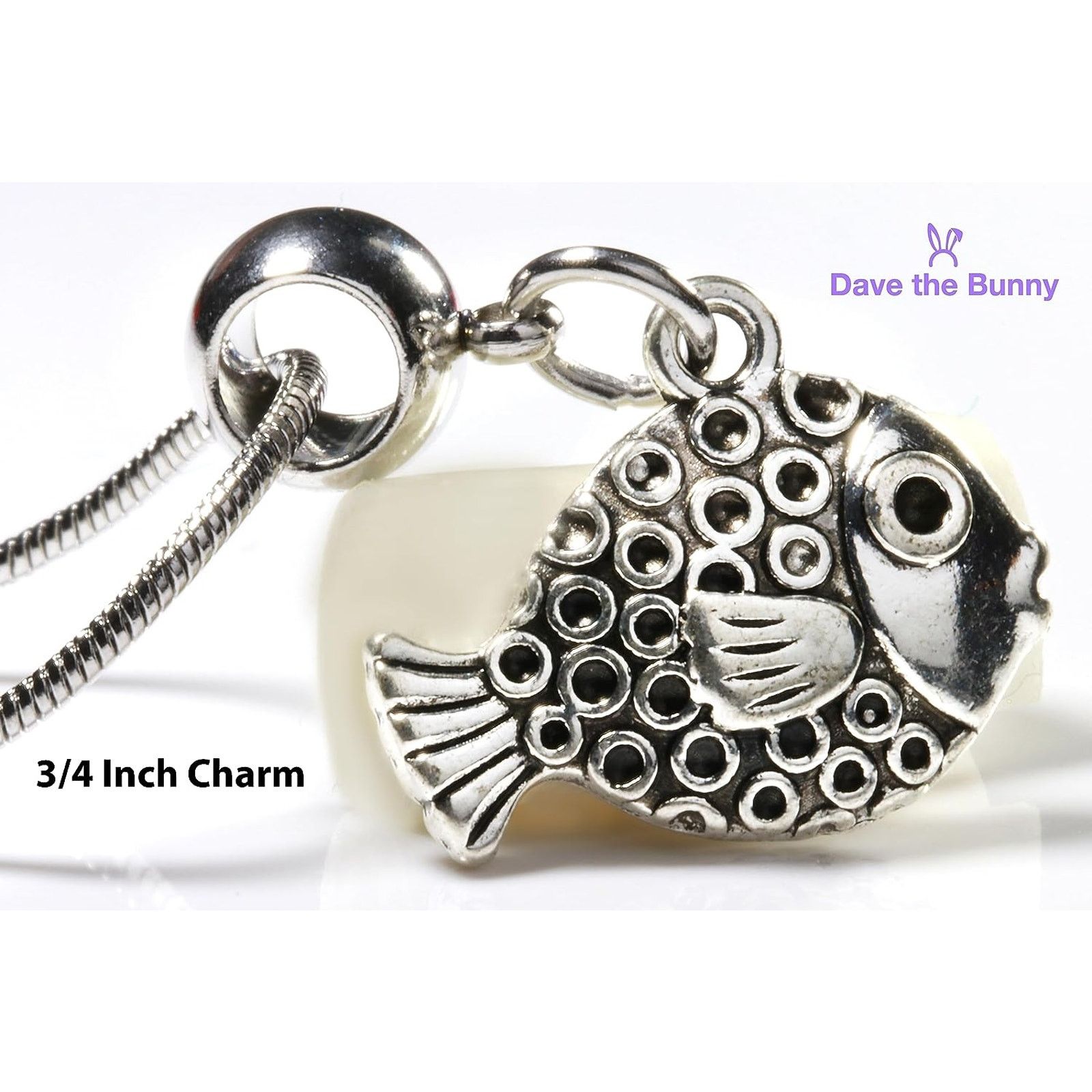 & Other Stories Parrot Fish Necklace - Fish Charm Pendant Size ONE SIZE - 3 Thumbnail