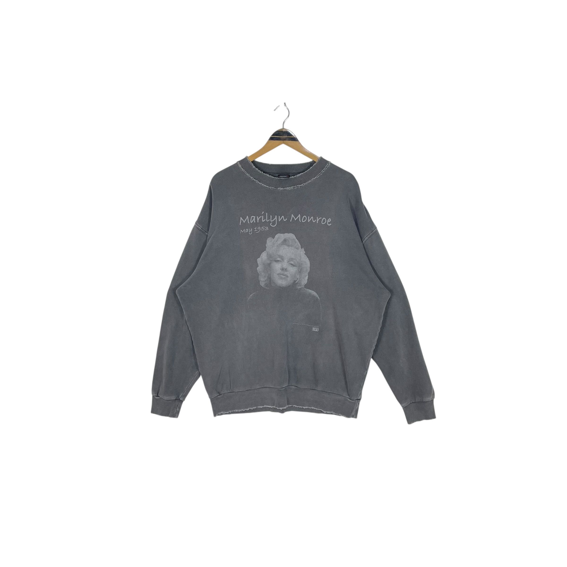 Vintage Vintage 90s Marilyn Monroe Crewneck Oversized Sweatshirt Size US XXL / EU 58 / 5 - 2 Thumbnail