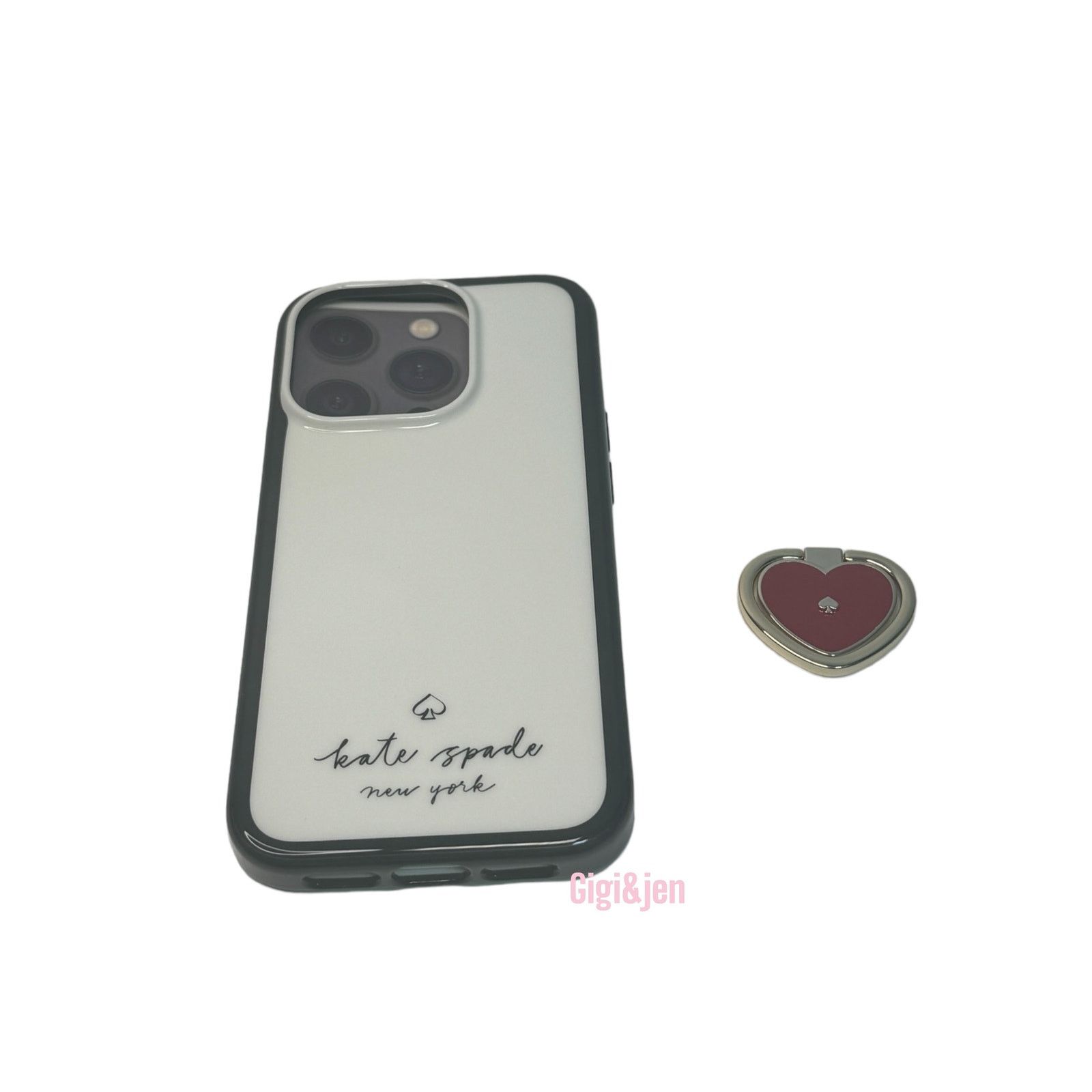 Kate Spade Kate Spade Heart Stability Ring Phone 15 Case i Size ONE SIZE - 5 Thumbnail