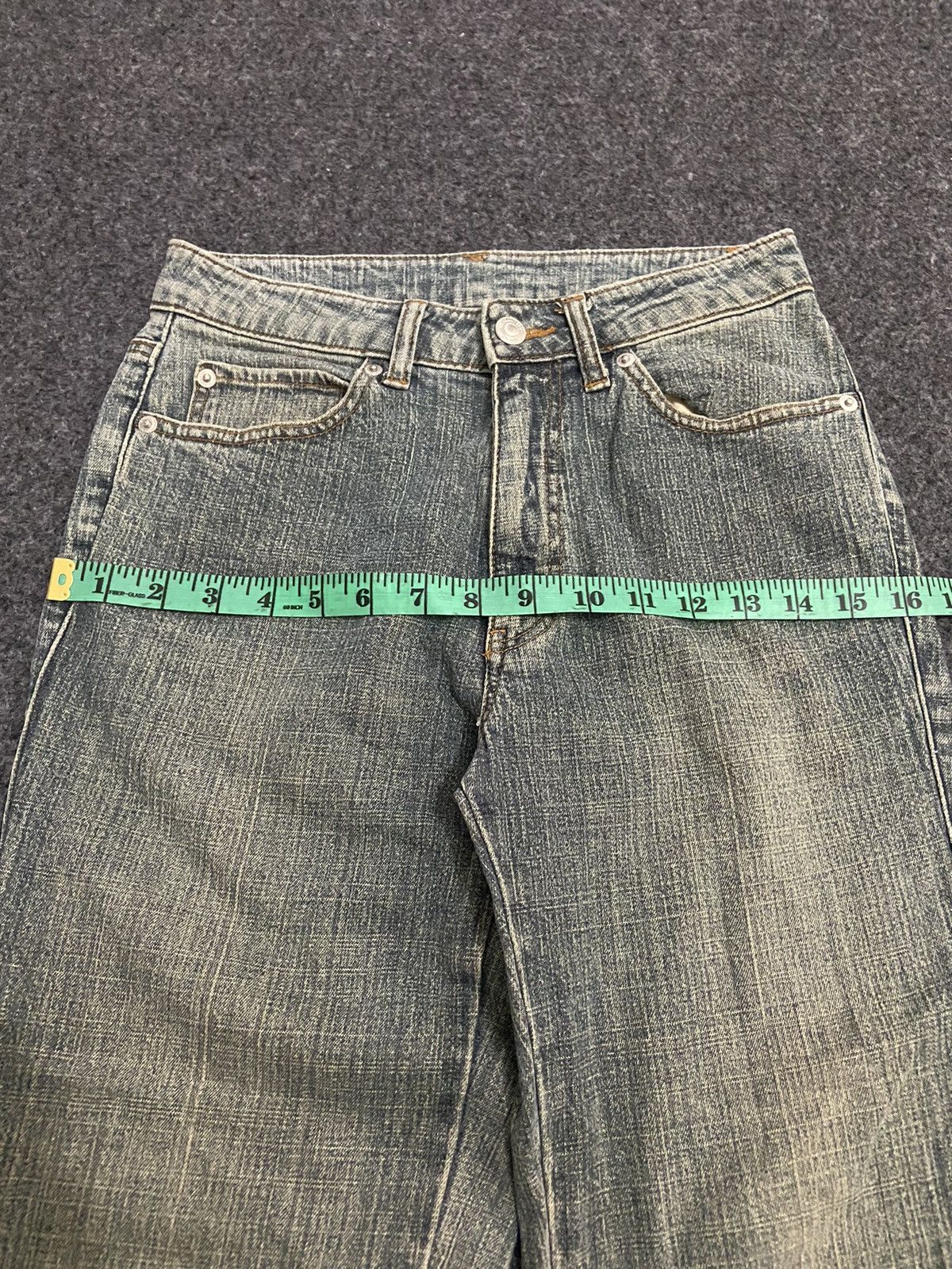 Beauty Beast × Japanese Brand × Le Grande Bleu (L.G.B.) Vintage Y2K denim pants flare Size 25" / US 0 / IT 36 - 8 Thumbnail