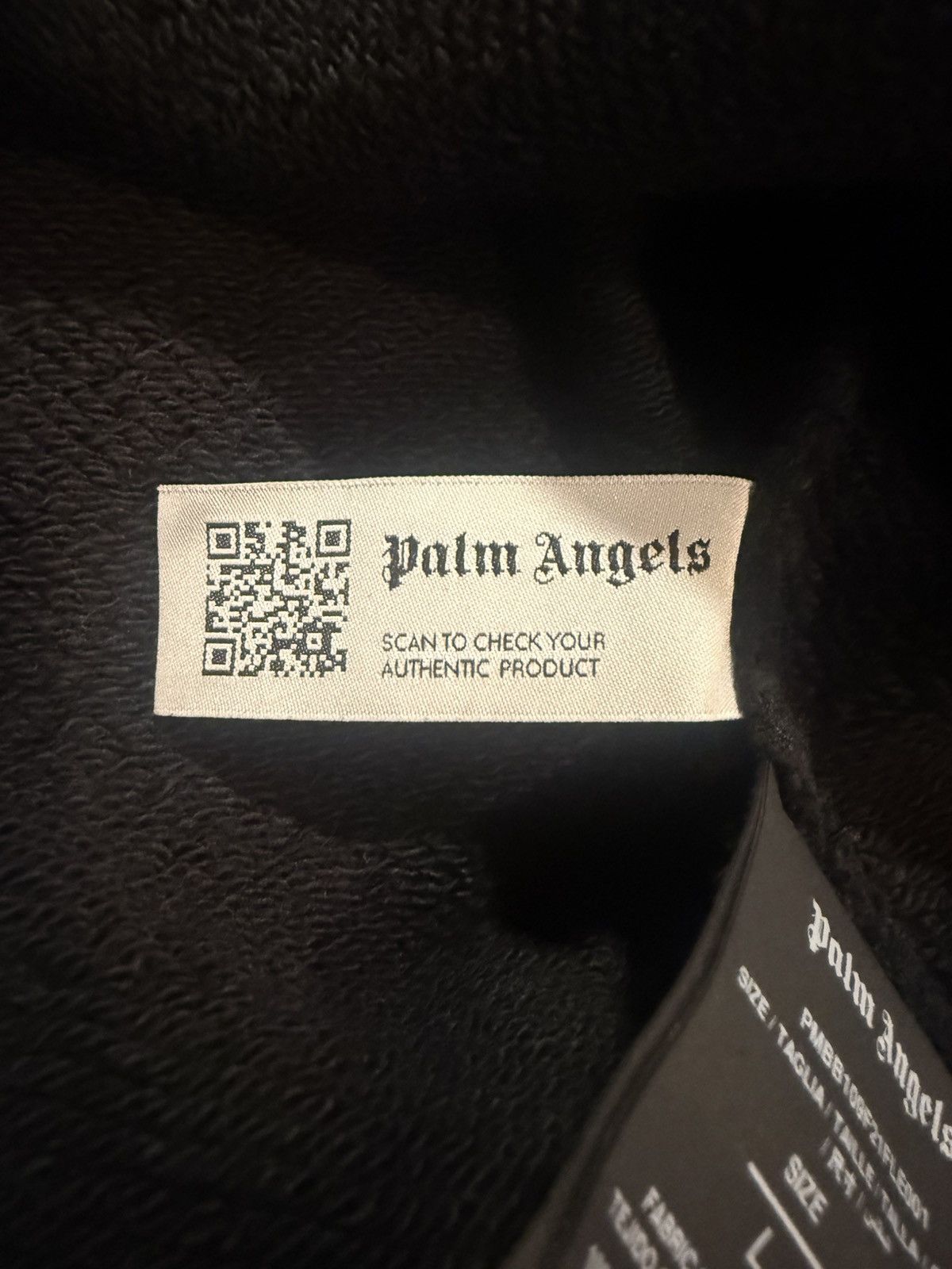 Palm Angels PALM ANGELS DOUBLE LAYER HOODIE SIZE LARGE Size US L / EU 52-54 / 3 - 5 Thumbnail