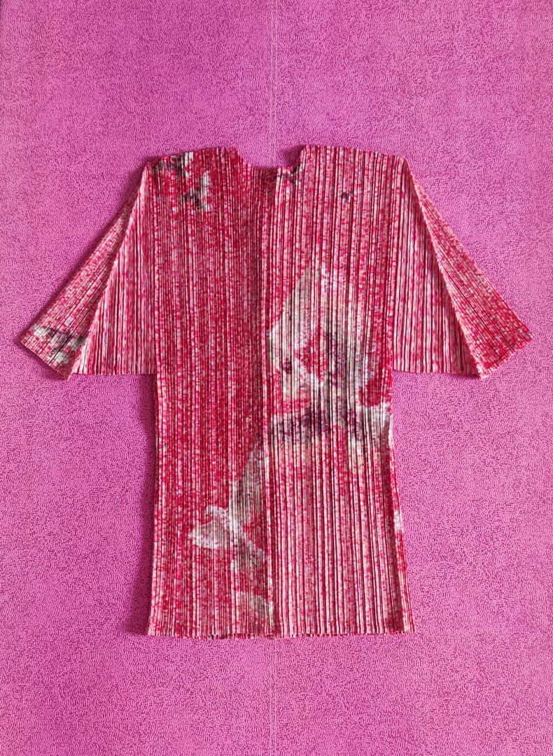 Issey Miyake Issey Miyake size:3 Pink Mosaic pleated cardigan Size M / US 6-8 / IT 42-44 - 4 Thumbnail