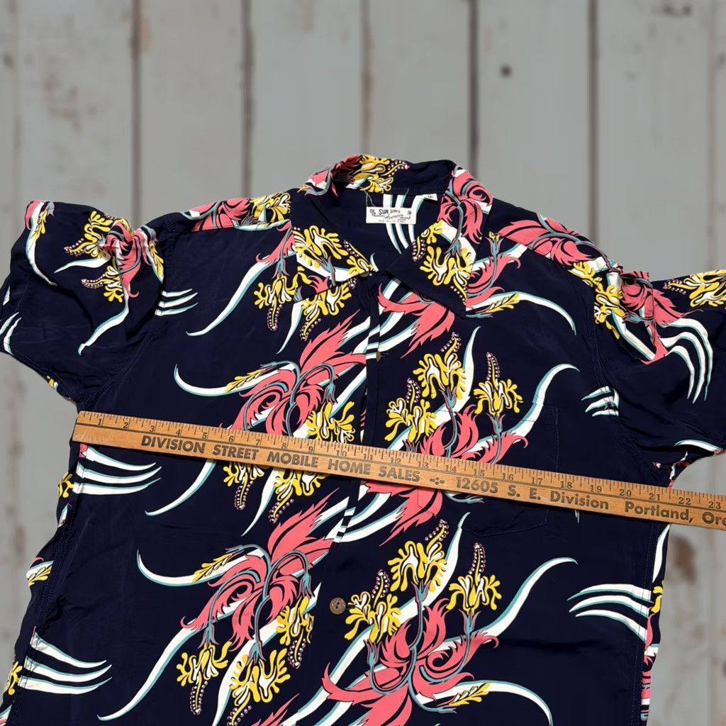 Sun Surf Sun Surf Hawaiian Aloha Shirt Rayon Pattern Button Loop Collar Made Japan M Size US M / EU 48-50 / 2 - 1 Thumbnail