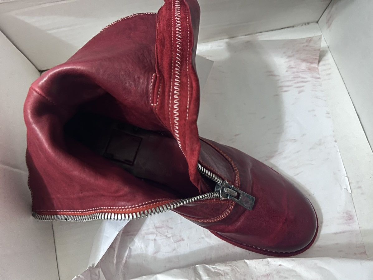 Guidi GUIDI 310 women’s red horse leather front zip ankle boots Size US 6 / IT 36 - 9 Thumbnail