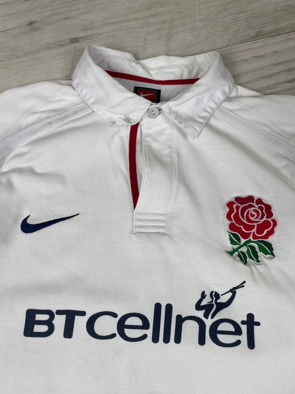 Nike Vintage Nike England Rugby 1999 2001 Long Sleeve Jersey Size US L / EU 52-54 / 3 - 7 Thumbnail