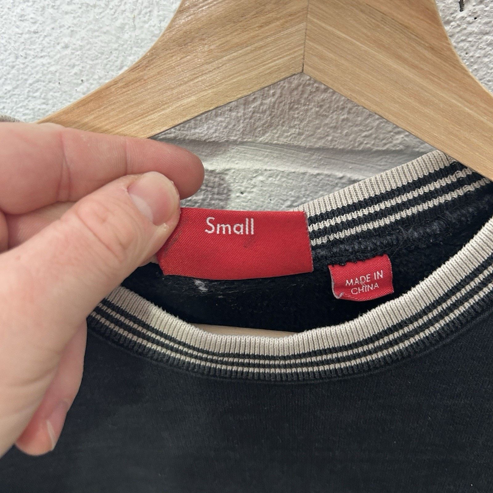 Supreme Supreme Double S Crewneck “Black” FW22 Size US S / EU 44-46 / 1 - 11 Thumbnail
