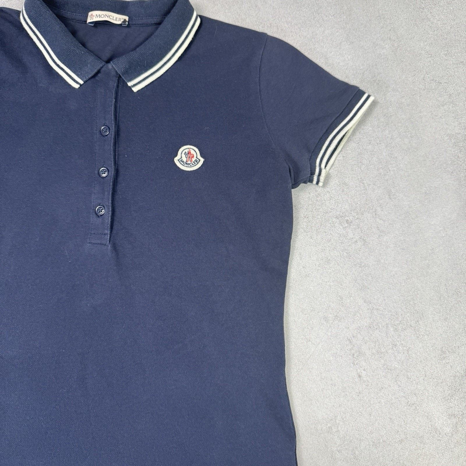 Moncler Moncler Polo T Shirt Blue Size s Size S / US 4 / IT 40 - 9 Thumbnail